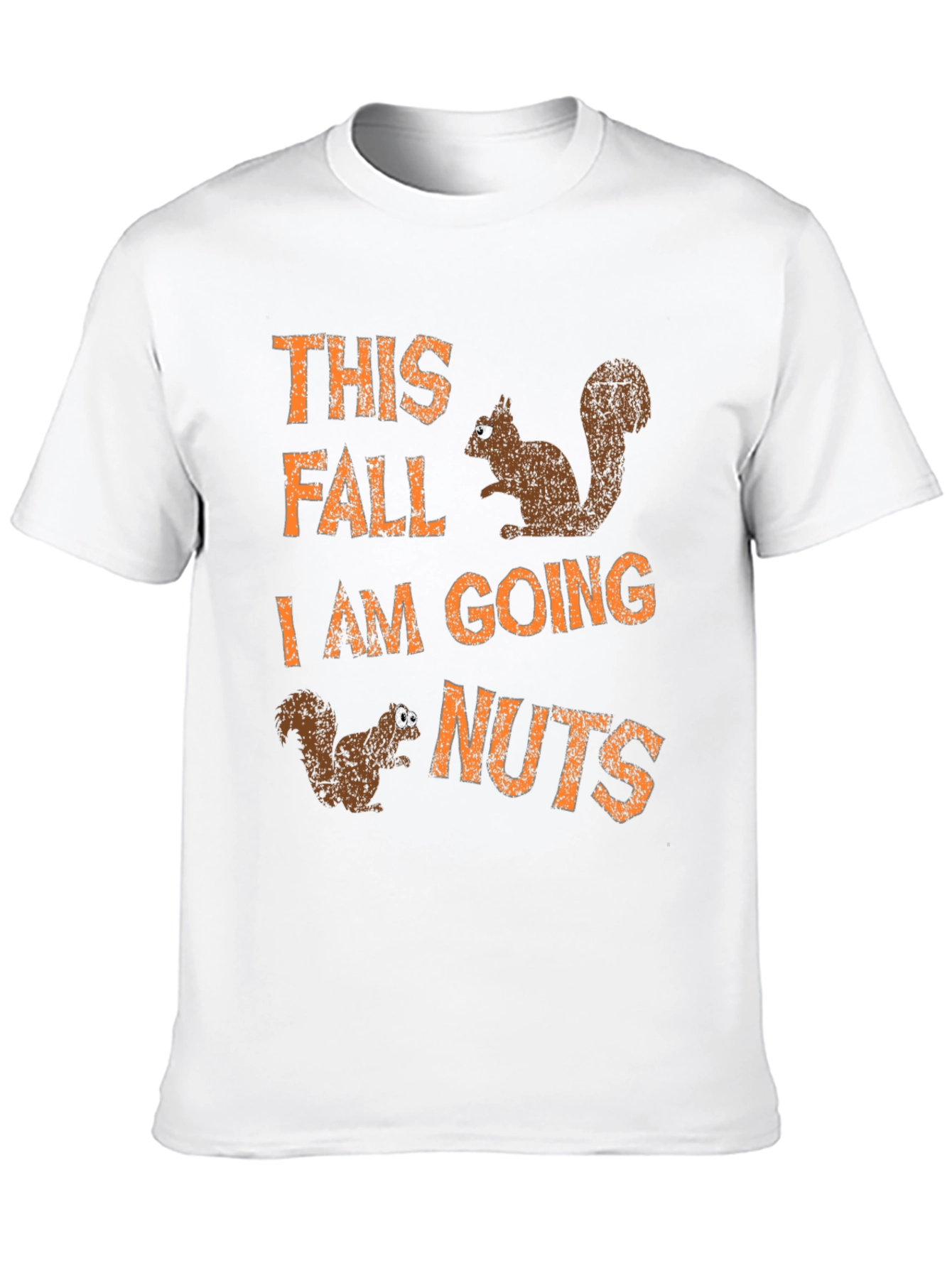 Fall Squirrels Mens Graphic Tee