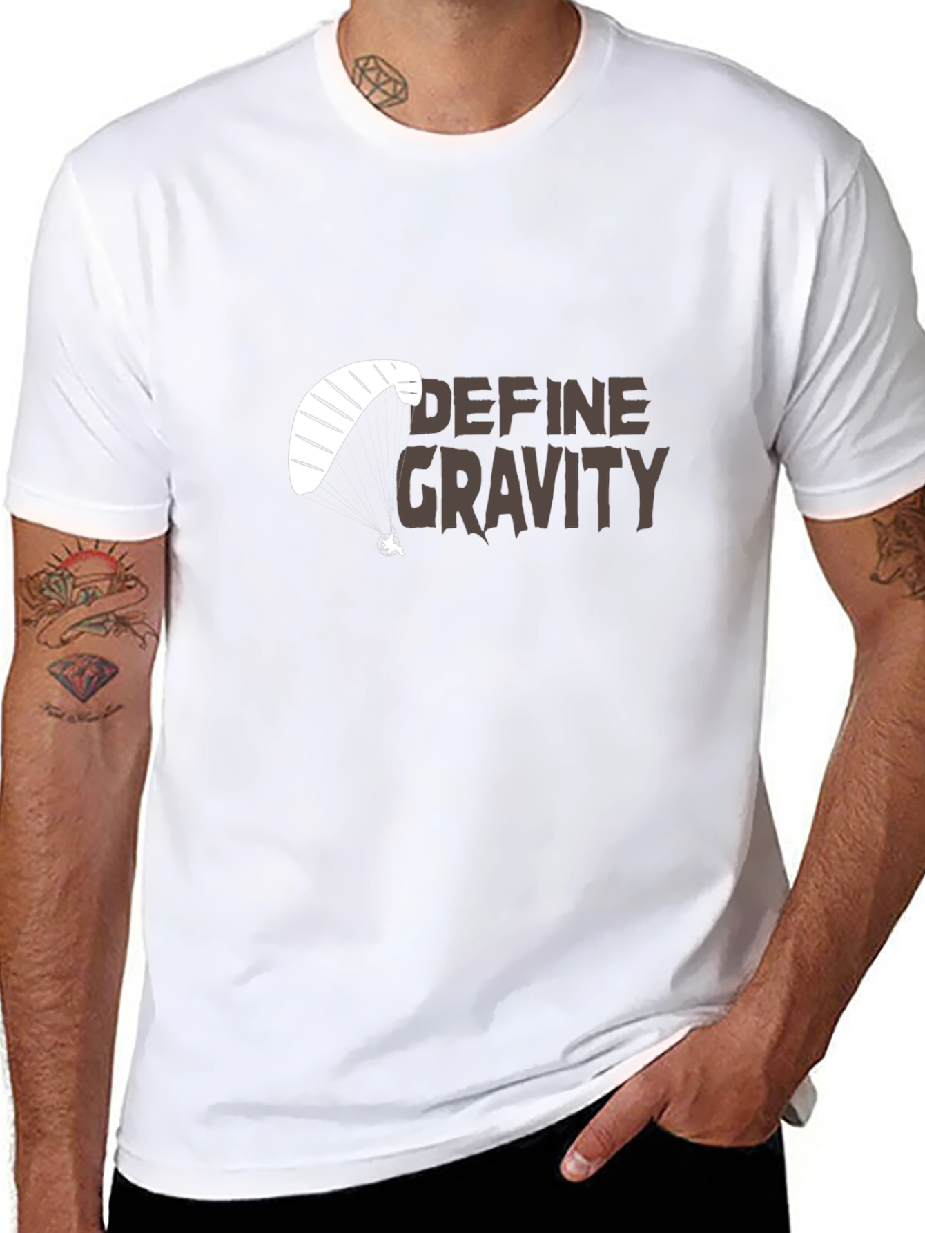 Define Gravity T-Shirt - Black Relaxed Fit