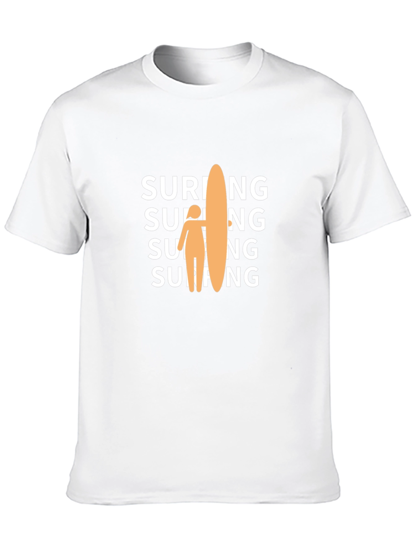 Surfing Graphic Black Tee