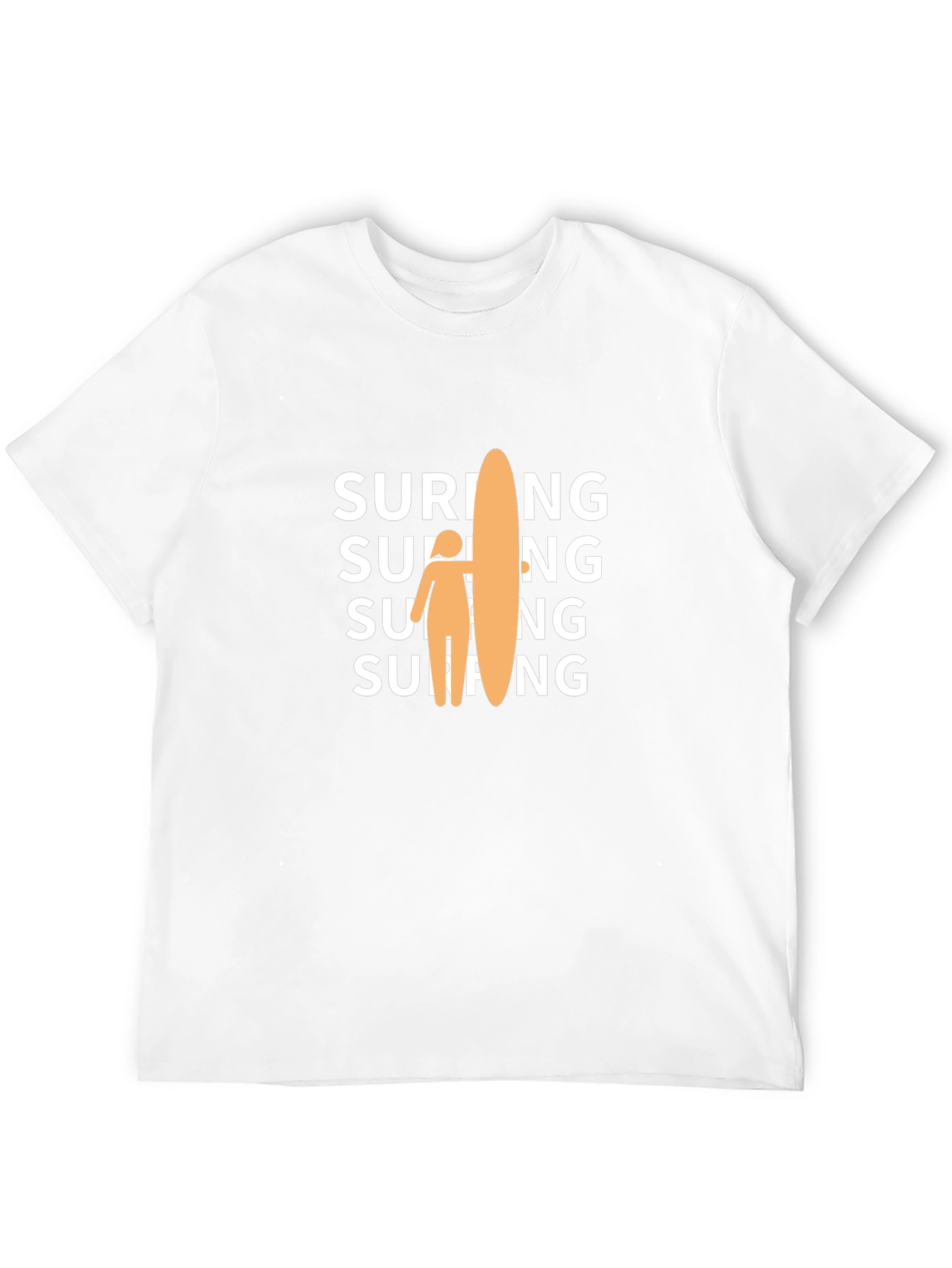 Surfing Graphic Black Tee