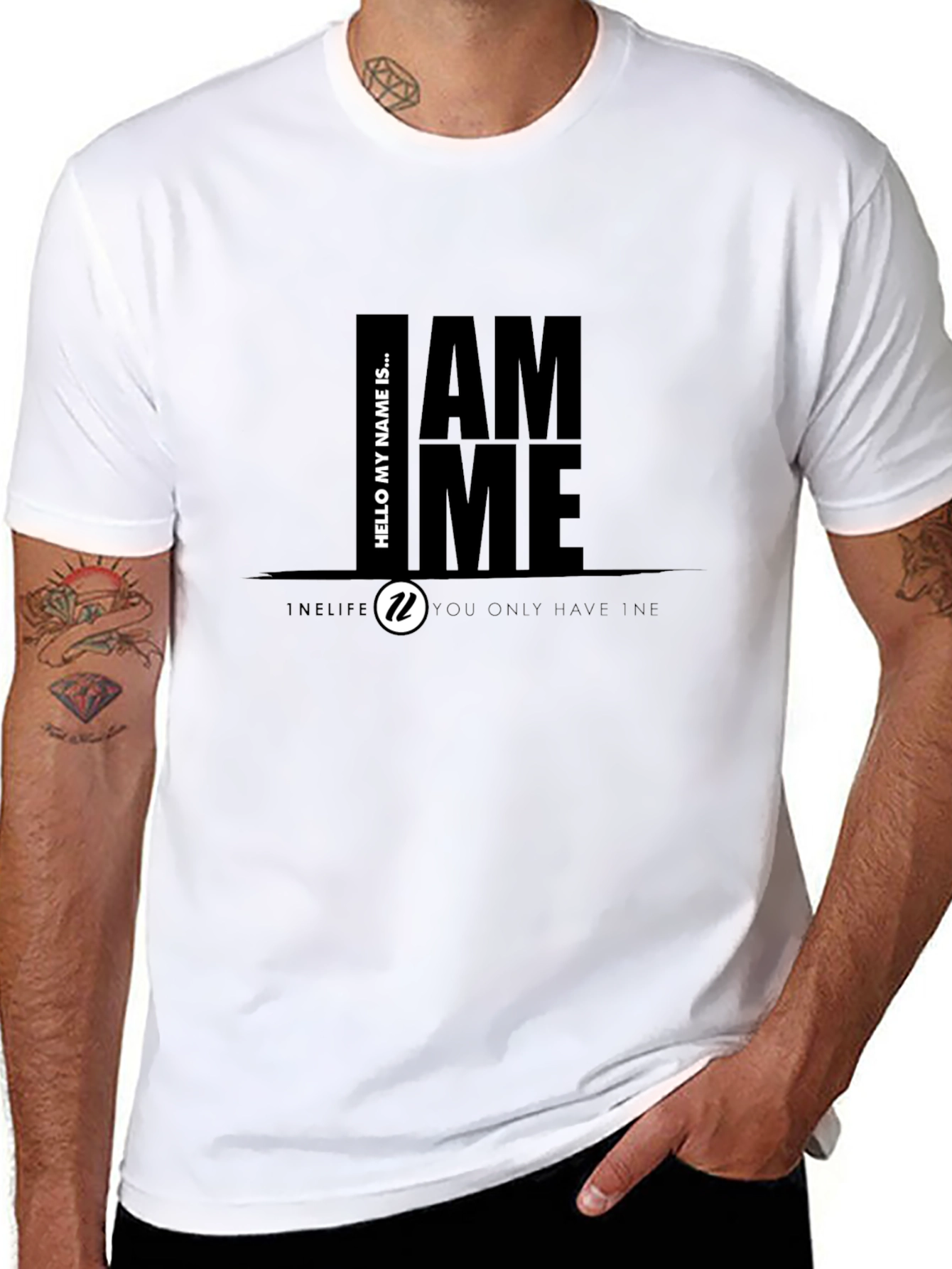 I Am Me Graphic Tee - Unique Inelife Design