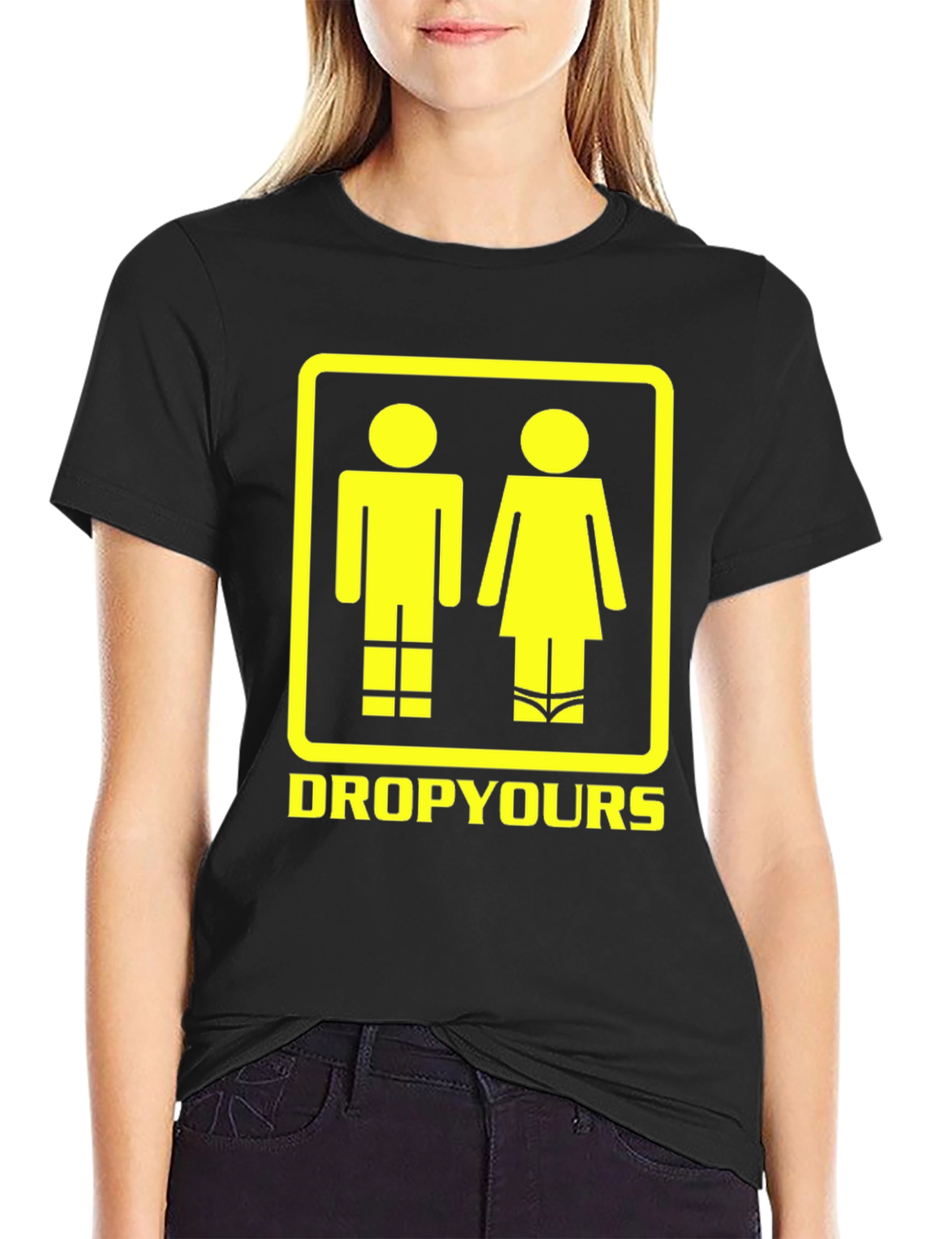 Drop Yours Black T-Shirt