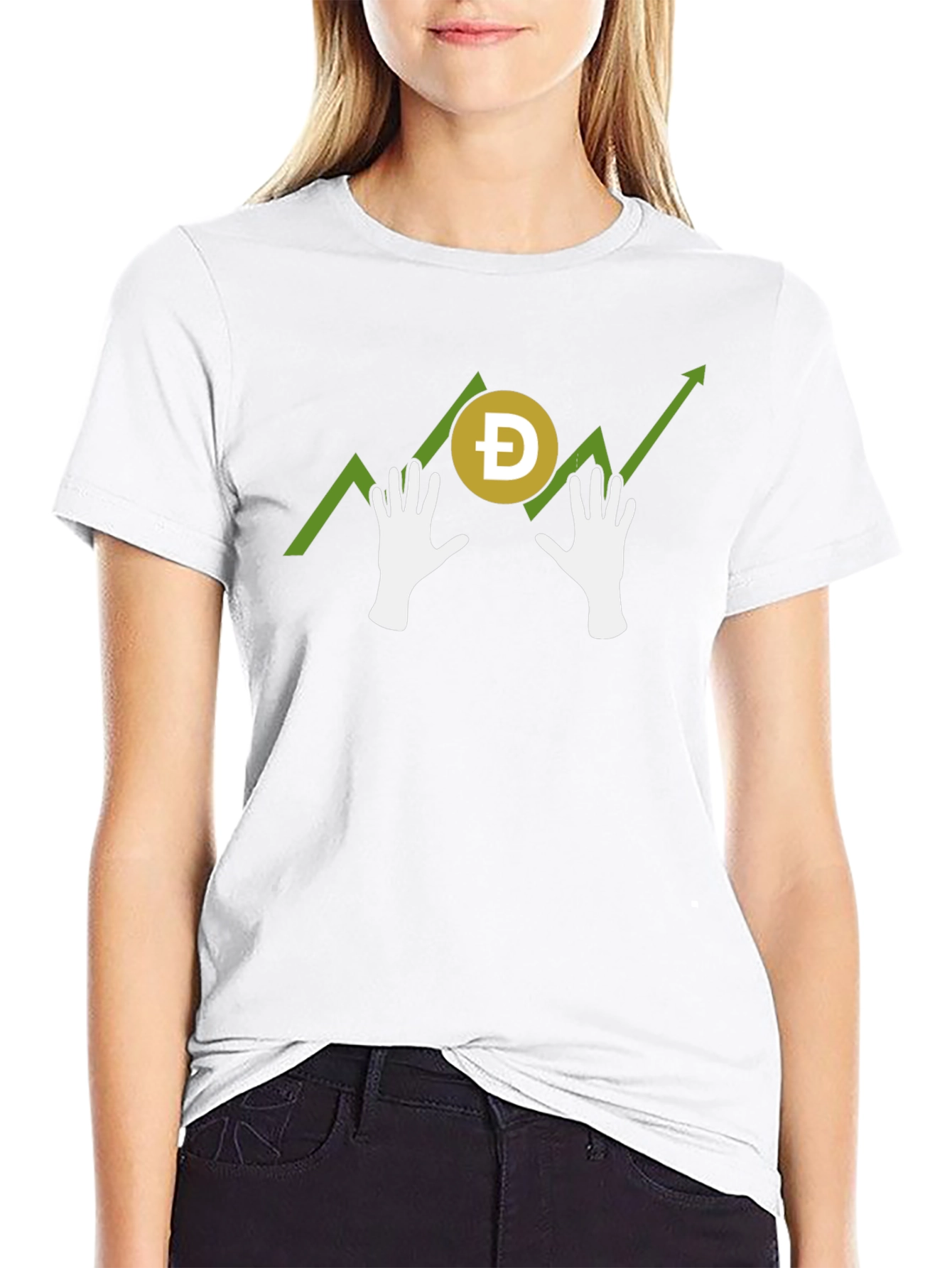 Doge Hands Up Crypto T-Shirt