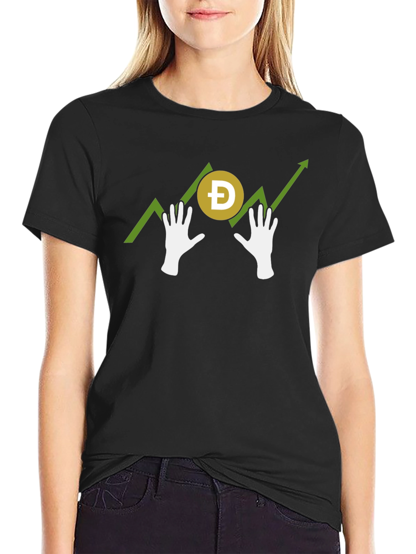 Doge Hands Up Crypto T-Shirt