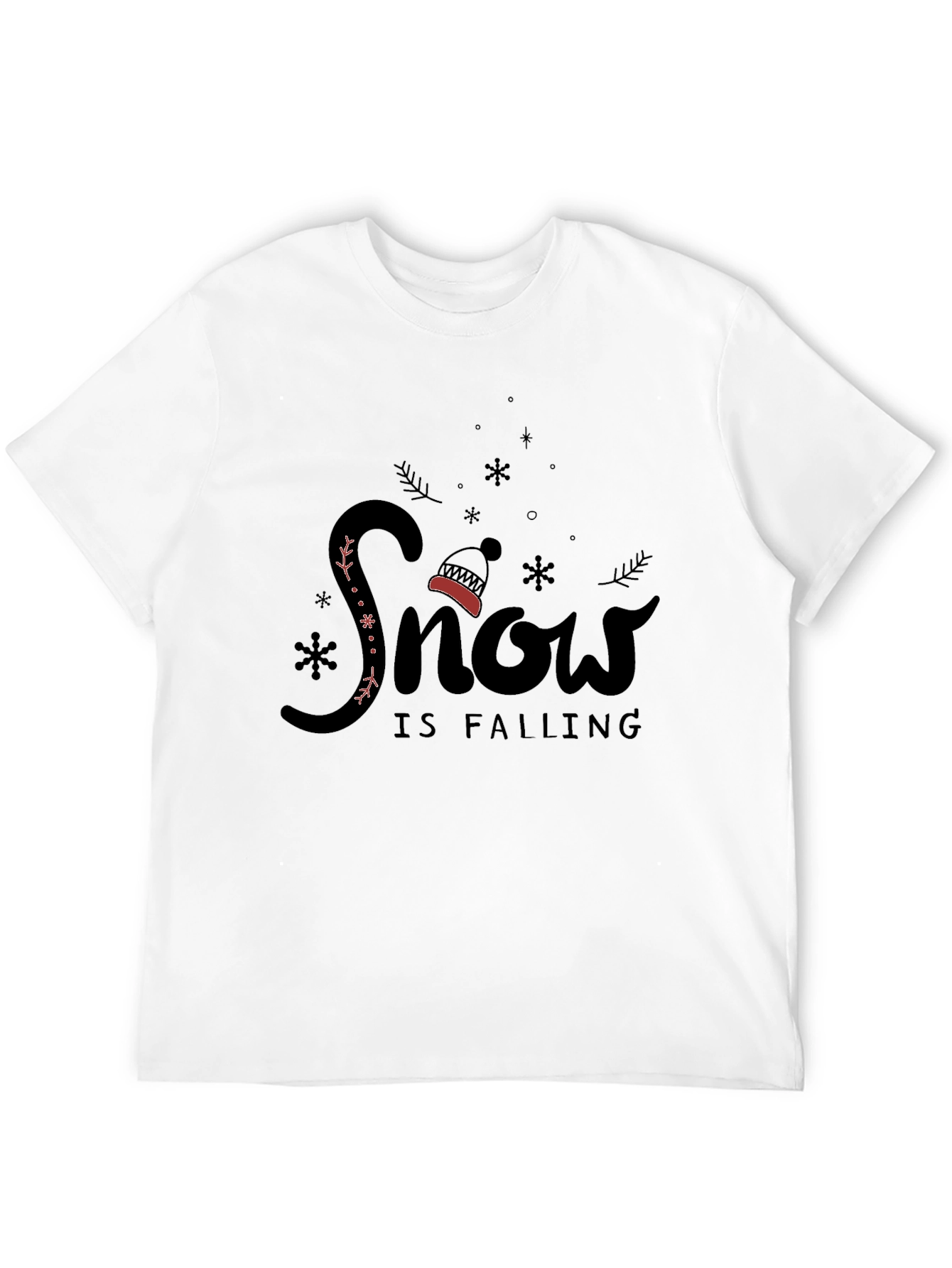 Snow is Falling Graphic T-Shirt