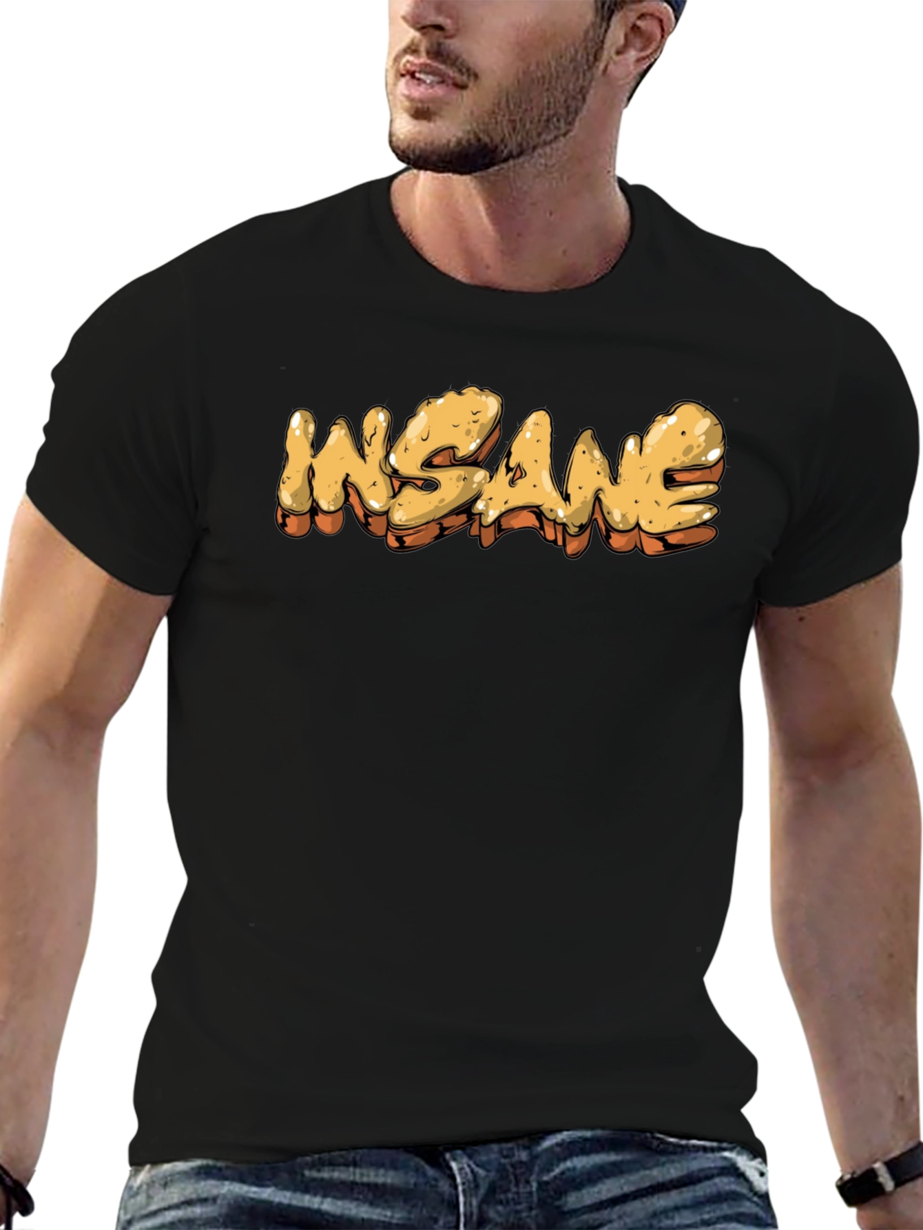 Insane Graphic T-Shirt - Black Tee