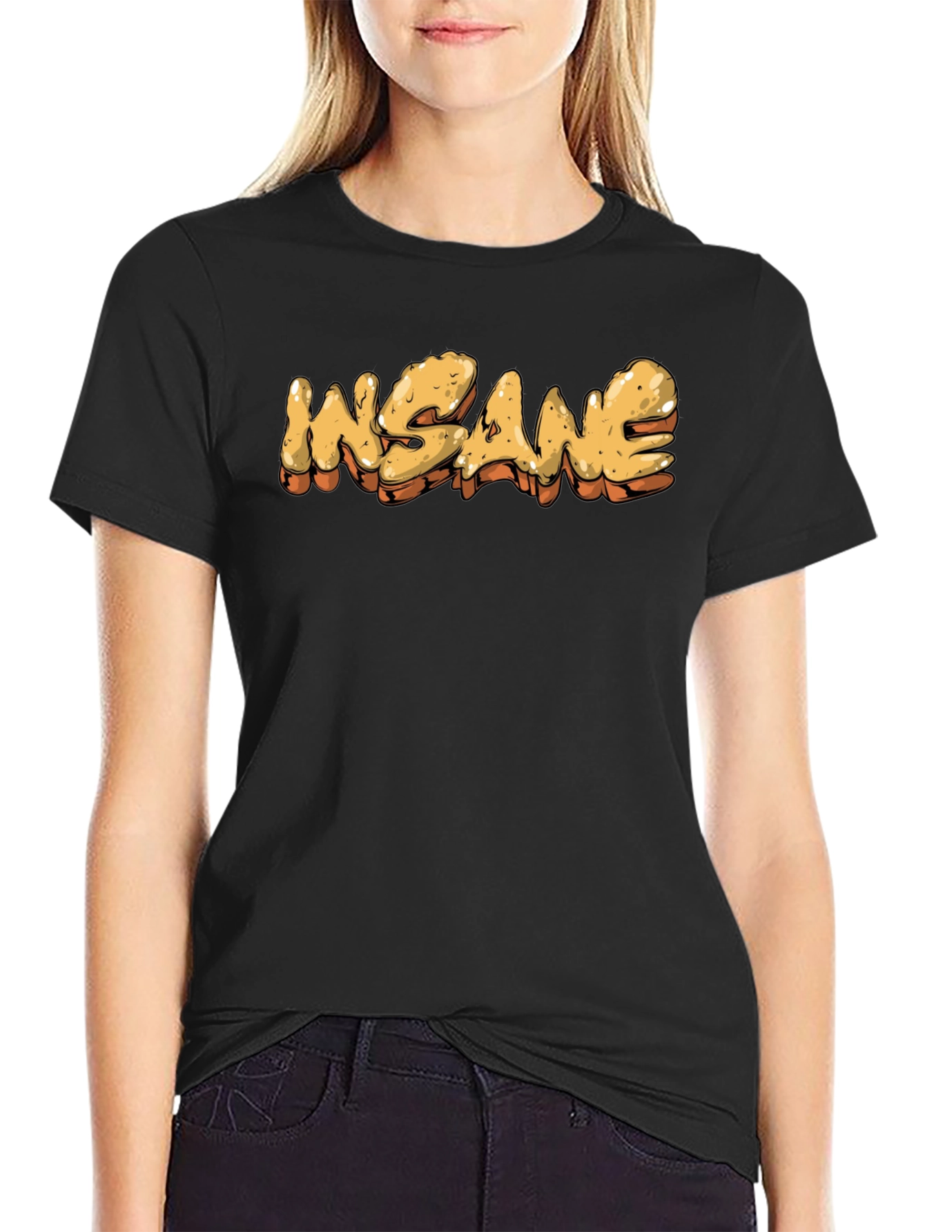 Insane Graphic T-Shirt - Black Tee