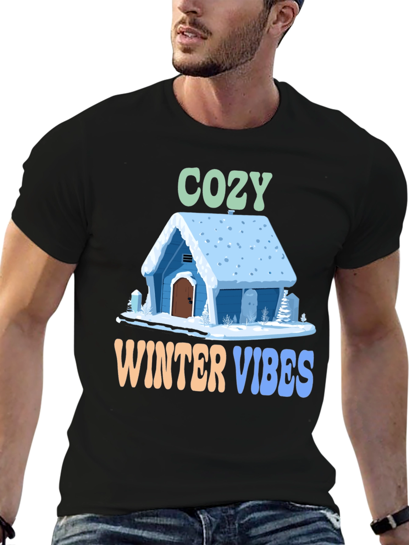 Cozy Winter Vibes Graphic Tee
