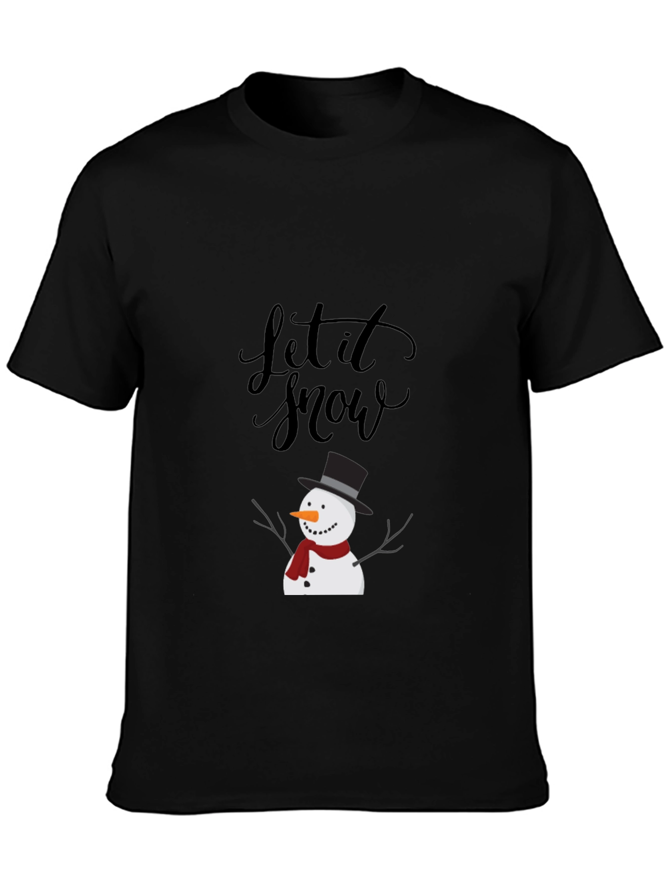 Let it Snow T-Shirt - Festive Winter Design