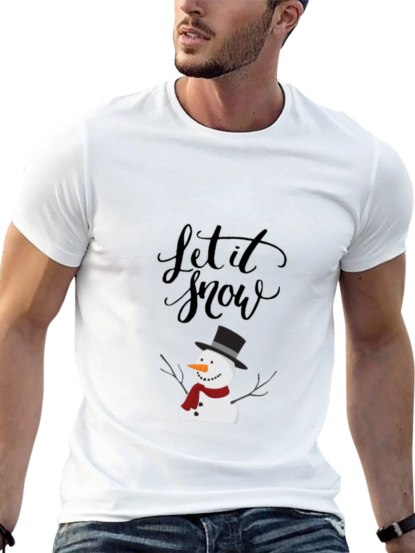 Let it Snow T-Shirt - Festive Winter Design