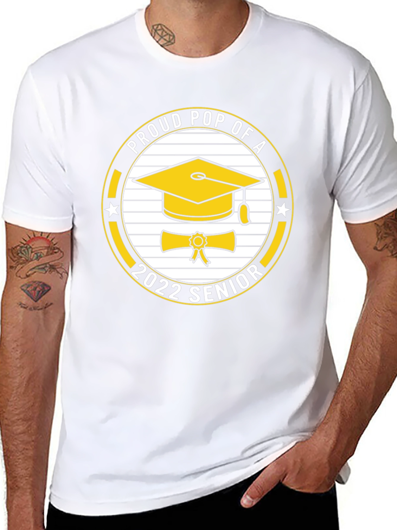 Proud Pop of a 2022 Senior T-Shirt