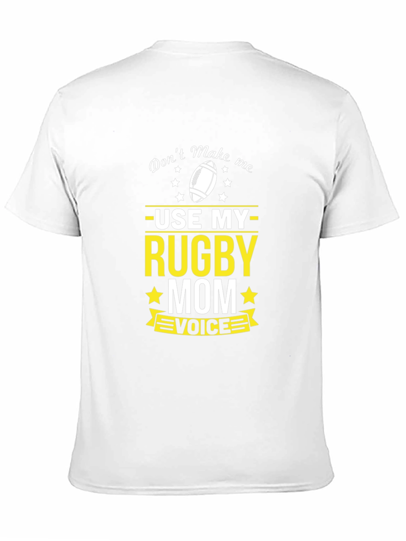 Rugby Mom Voice T-Shirt - Black