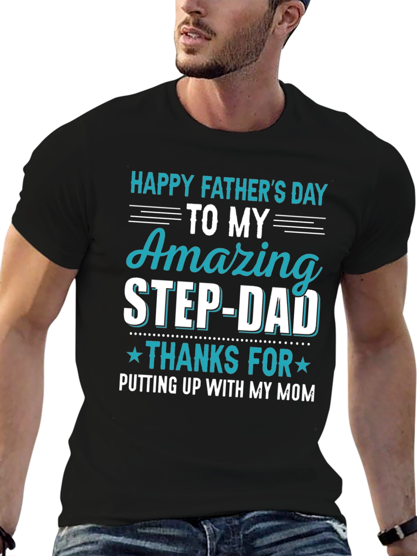 Amazing Step-Dad Fathers Day T-Shirt