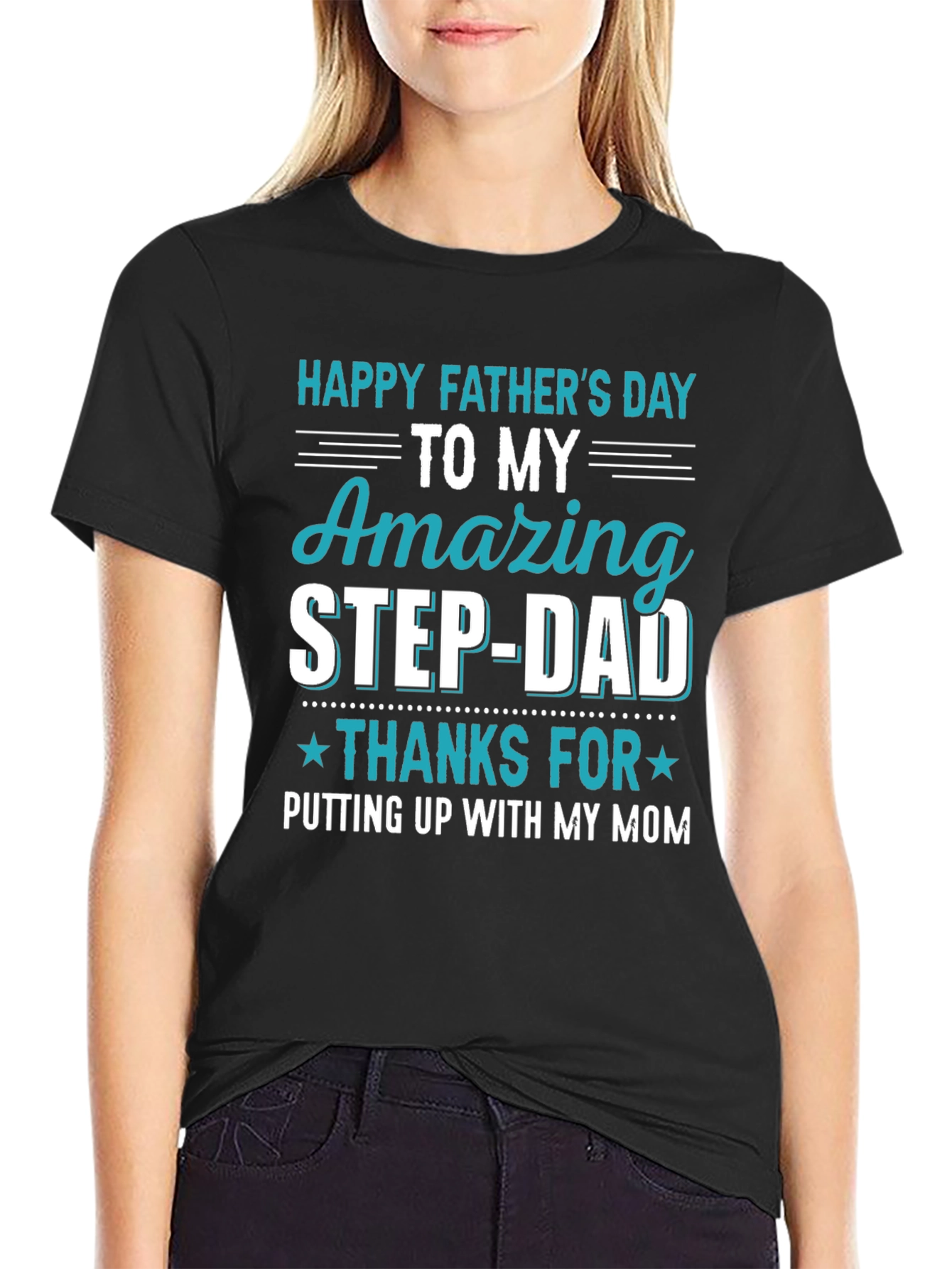 Amazing Step-Dad Fathers Day T-Shirt