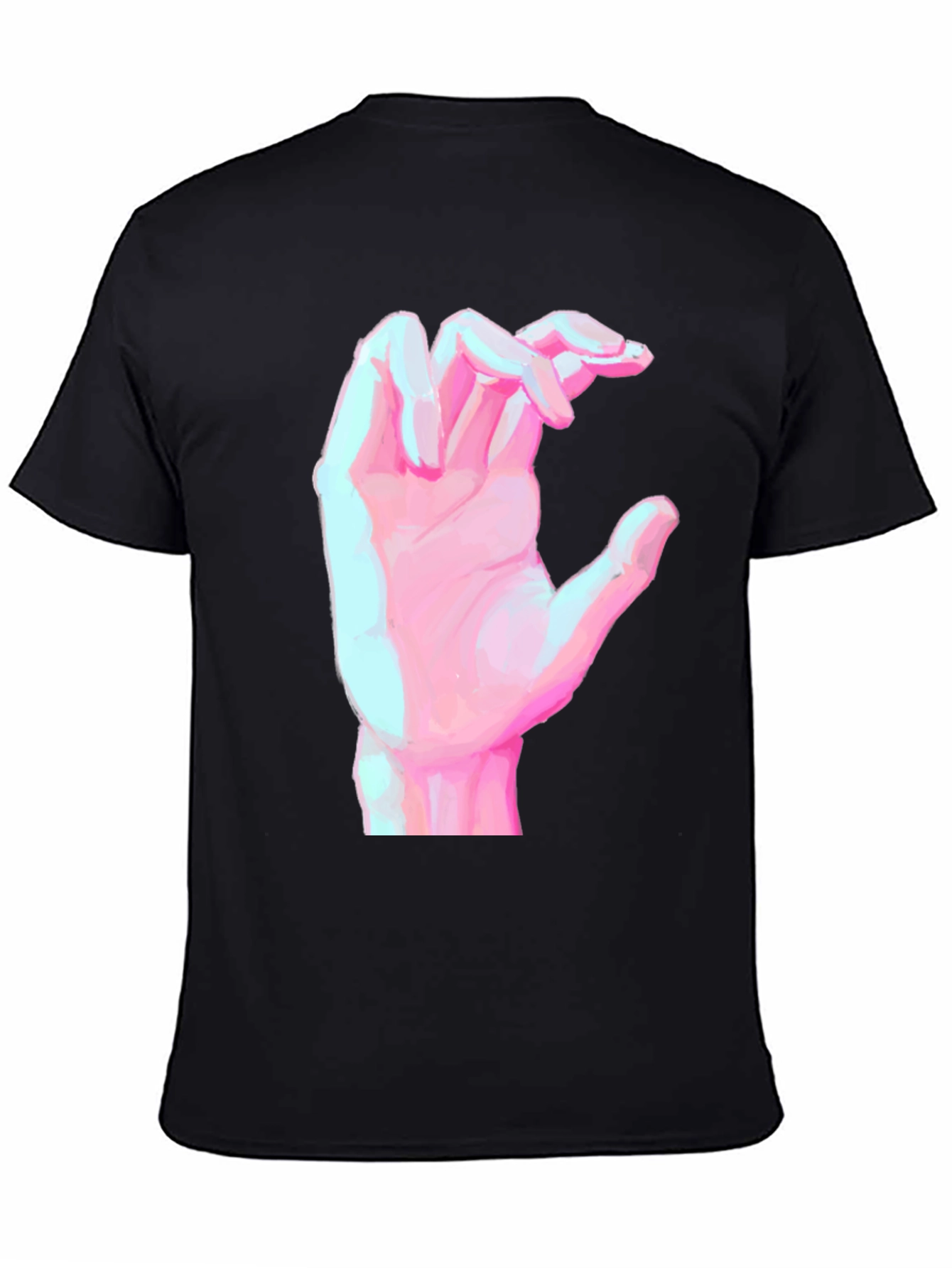 Hand Graphic Black T-Shirt