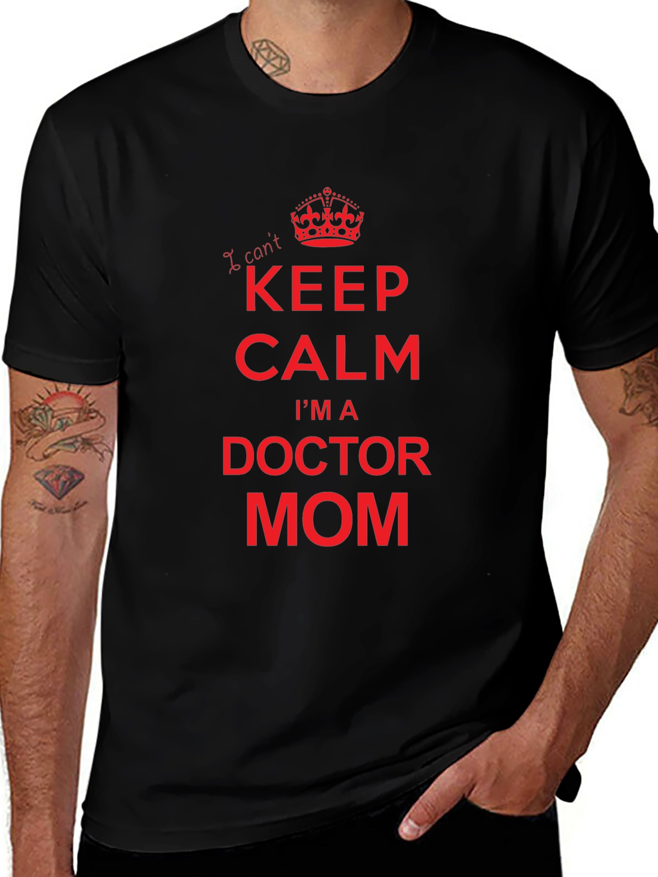 I Cant Keep Calm Doctor Mom Graphic Tee