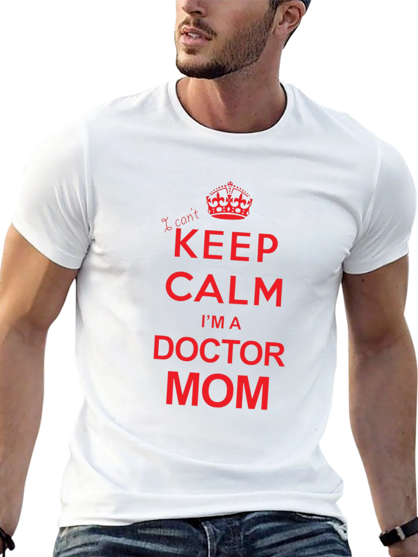 I Cant Keep Calm Doctor Mom Graphic Tee