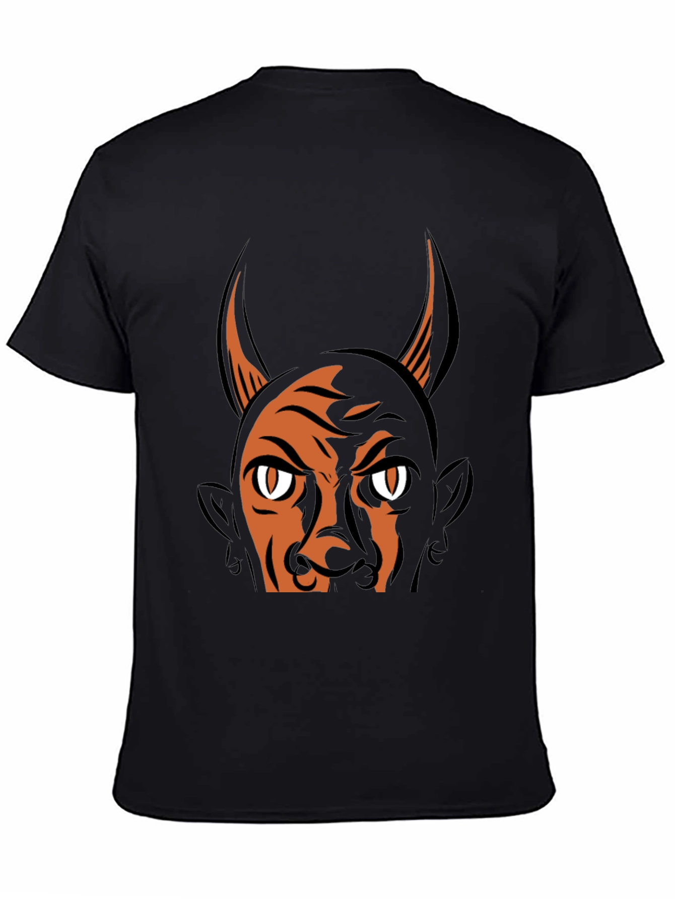 Devil Graphic Print T-Shirt - Halloween Ready