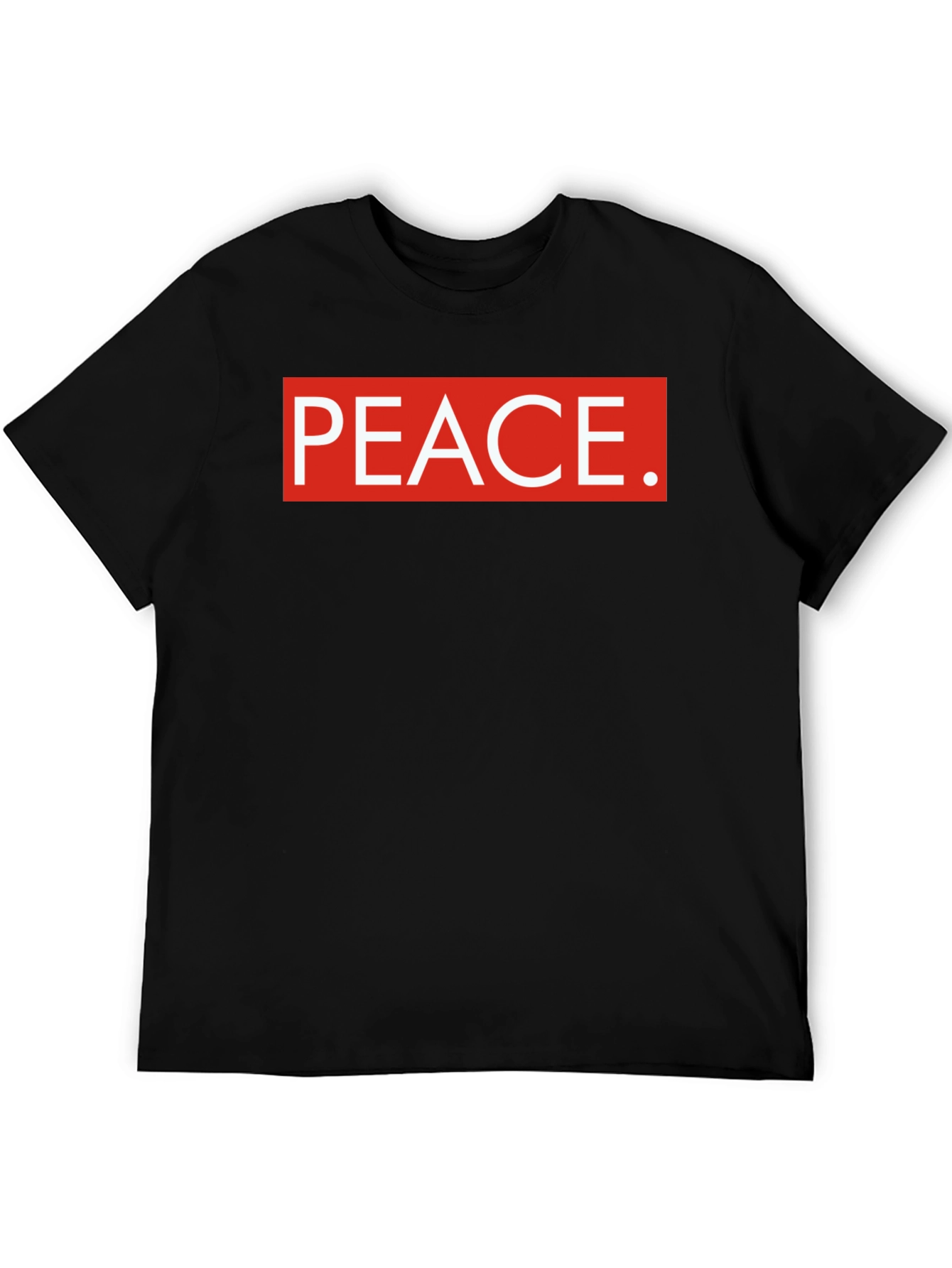 Peace Graphic Tee - Black