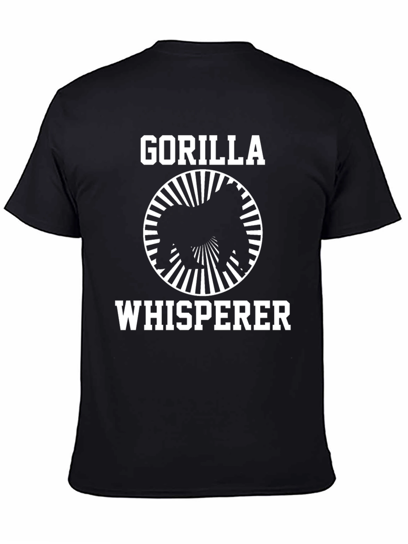 Gorilla Whisperer Graphic Tee - Black