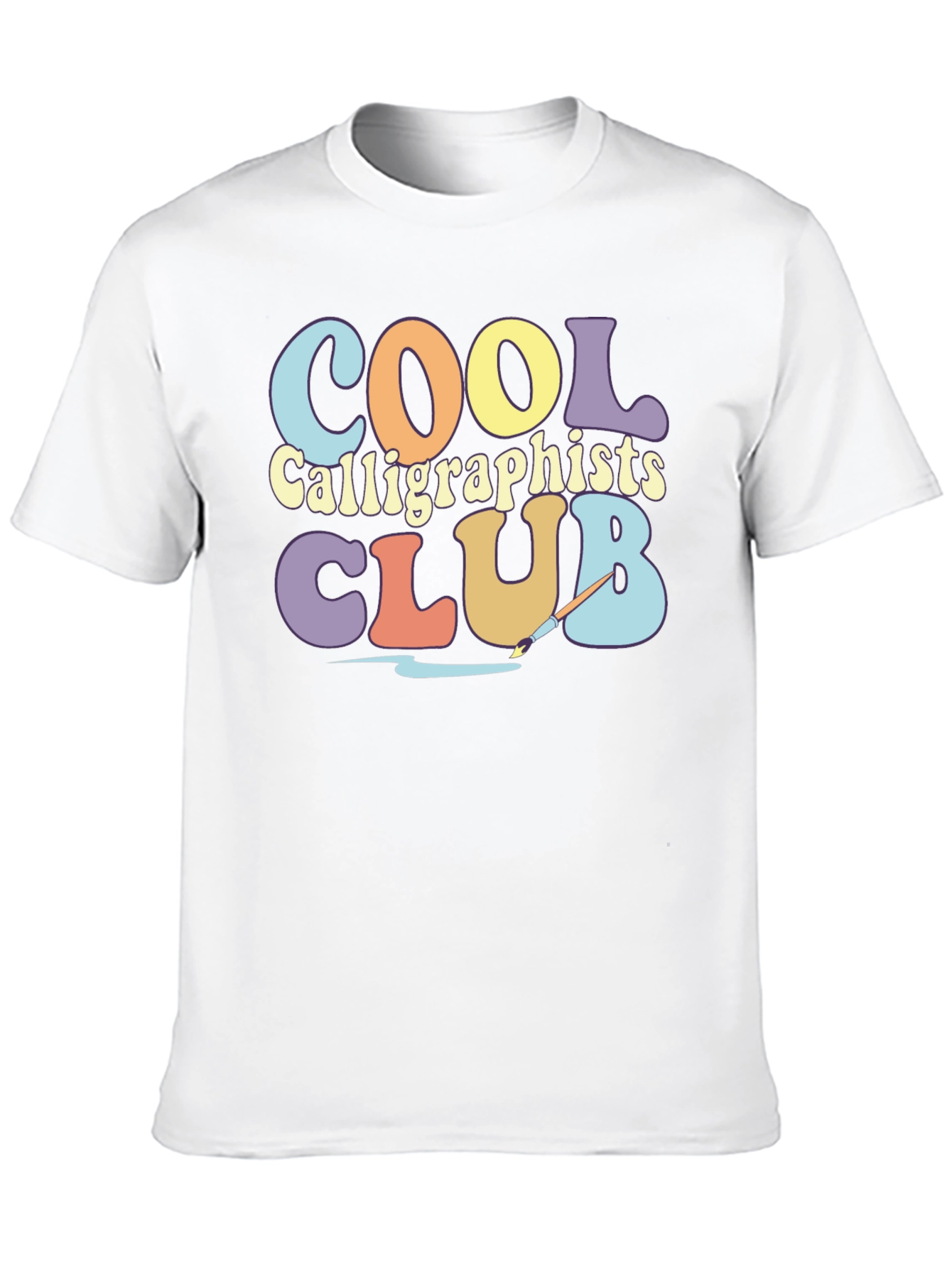 Cool Calligraphists Club Retro T-Shirt