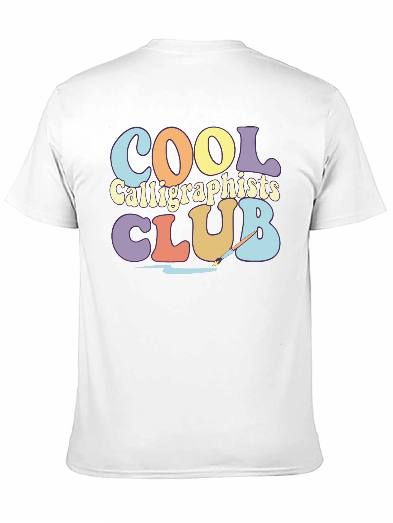 Cool Calligraphists Club Retro T-Shirt
