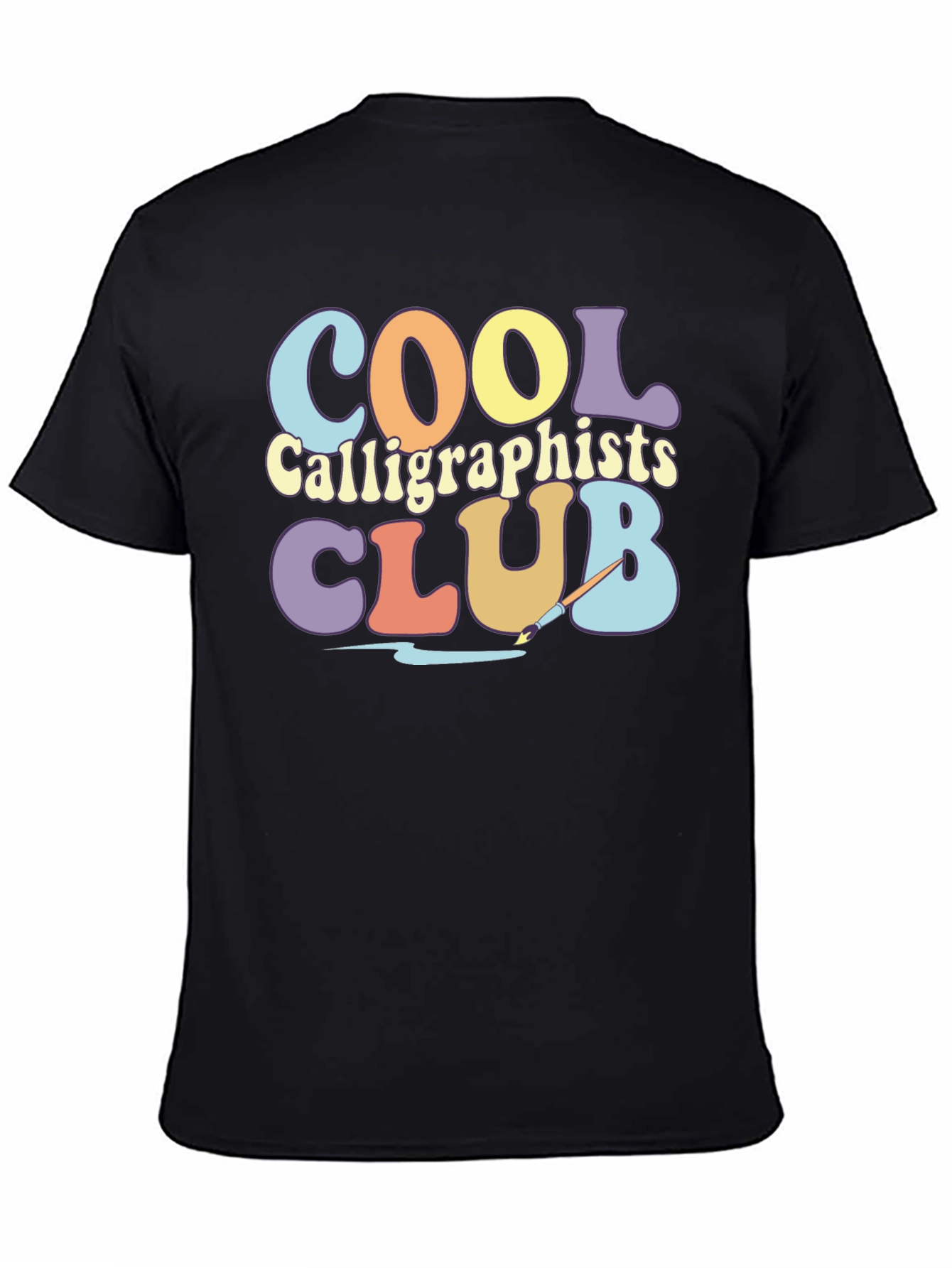 Cool Calligraphists Club Retro T-Shirt