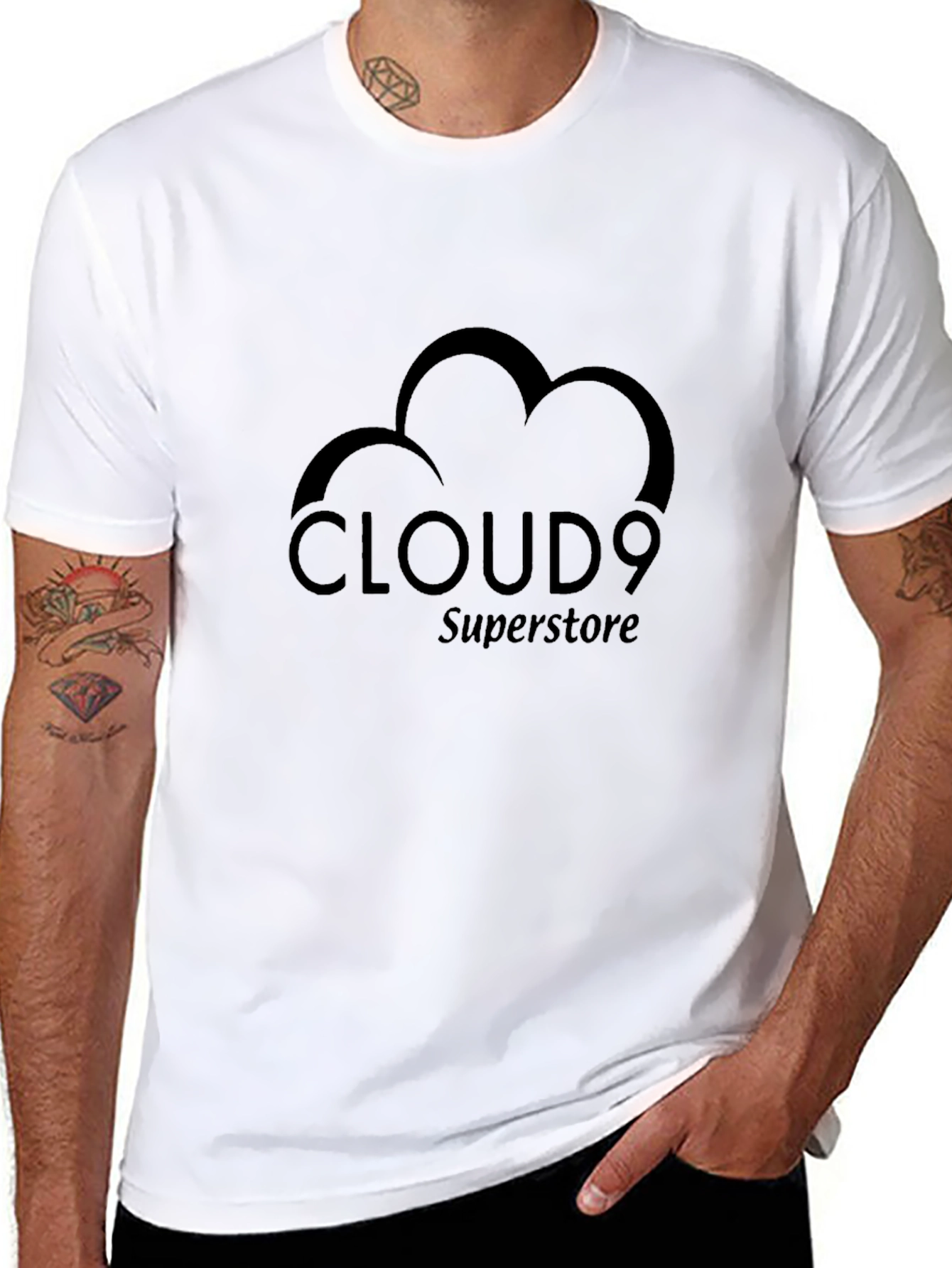 Cloud 9 Superstore Black T-Shirt