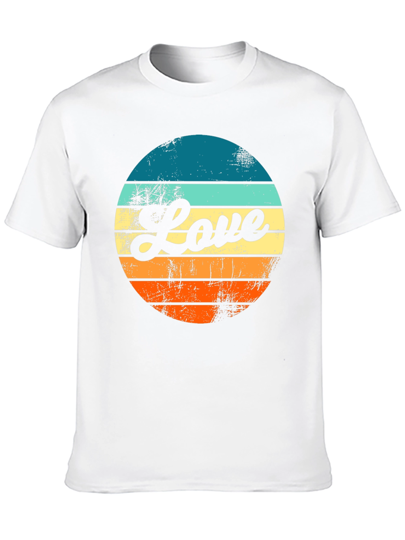 Retro Love Graphic T-Shirt - Black