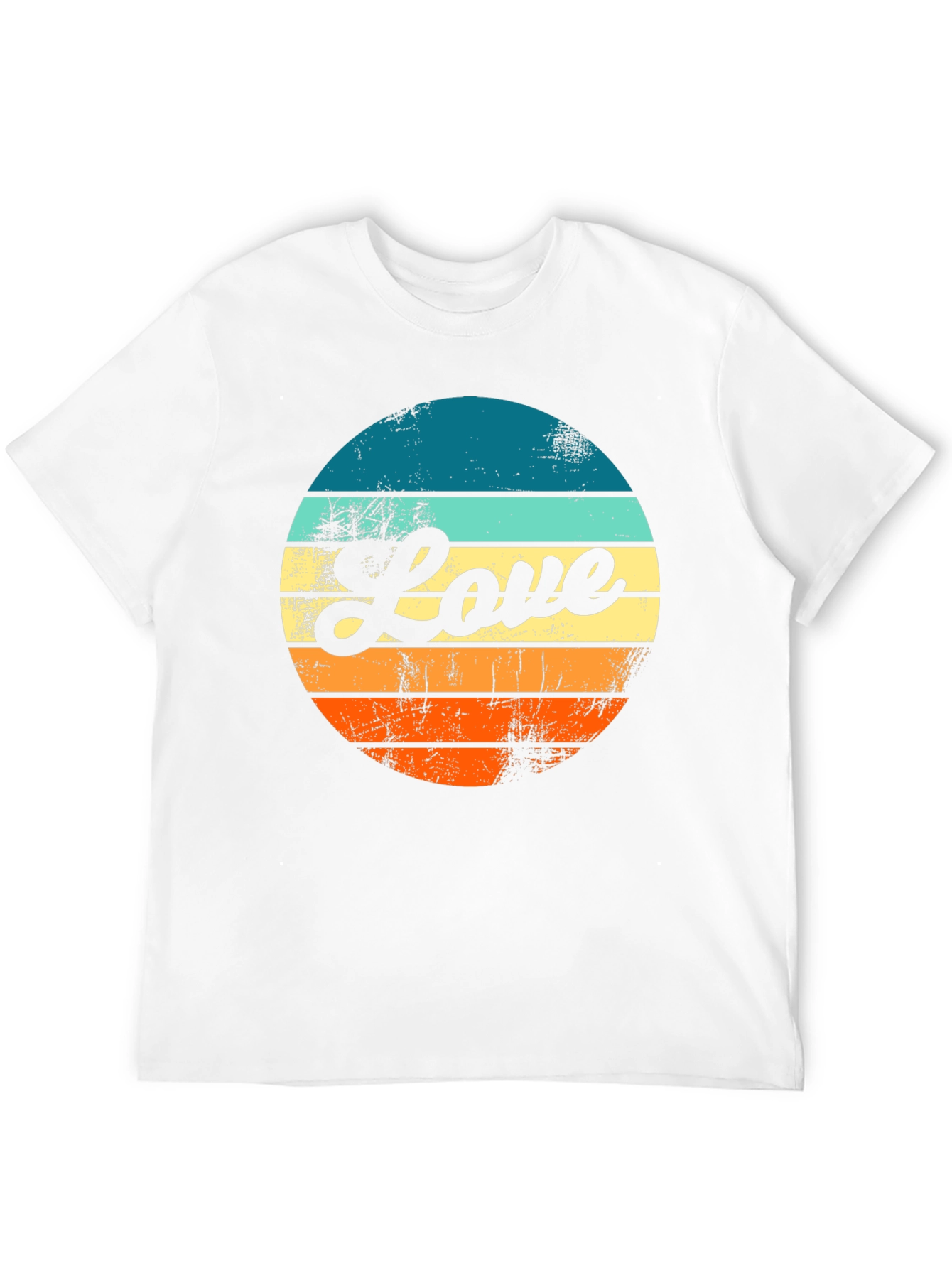 Retro Love Graphic T-Shirt - Black