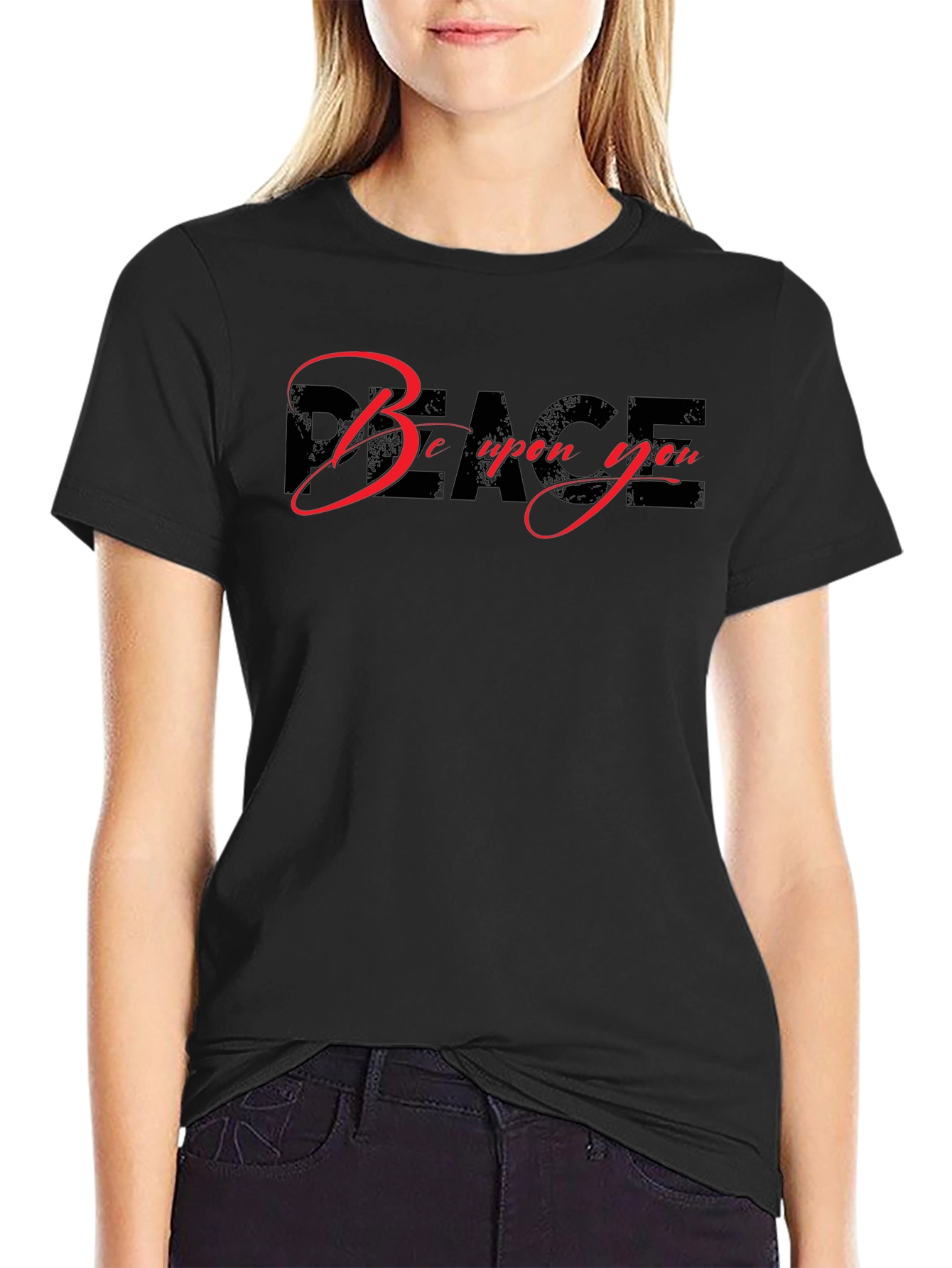 Peace Be Upon You T-Shirt - Black