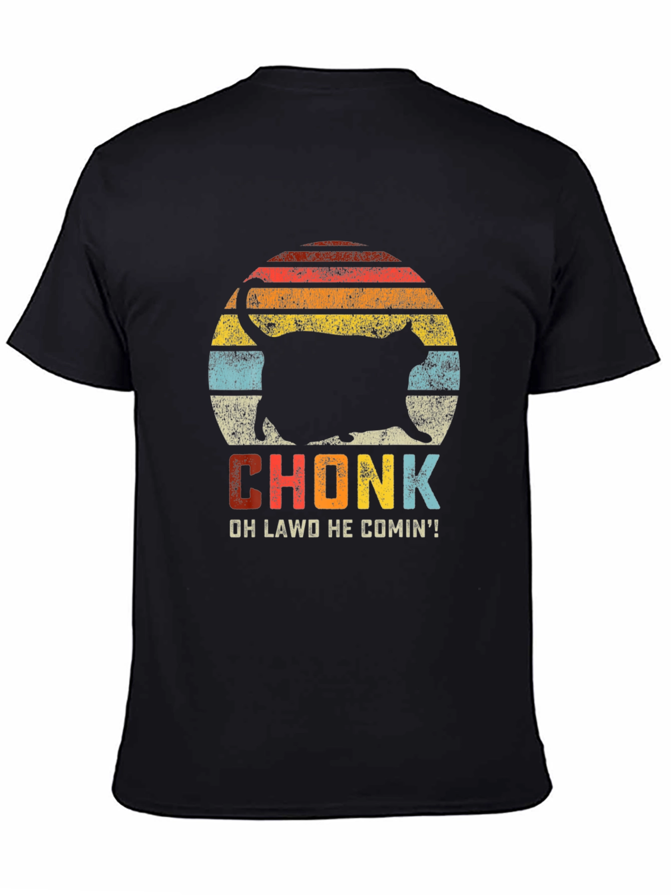 Chonk Cat Retro T-Shirt