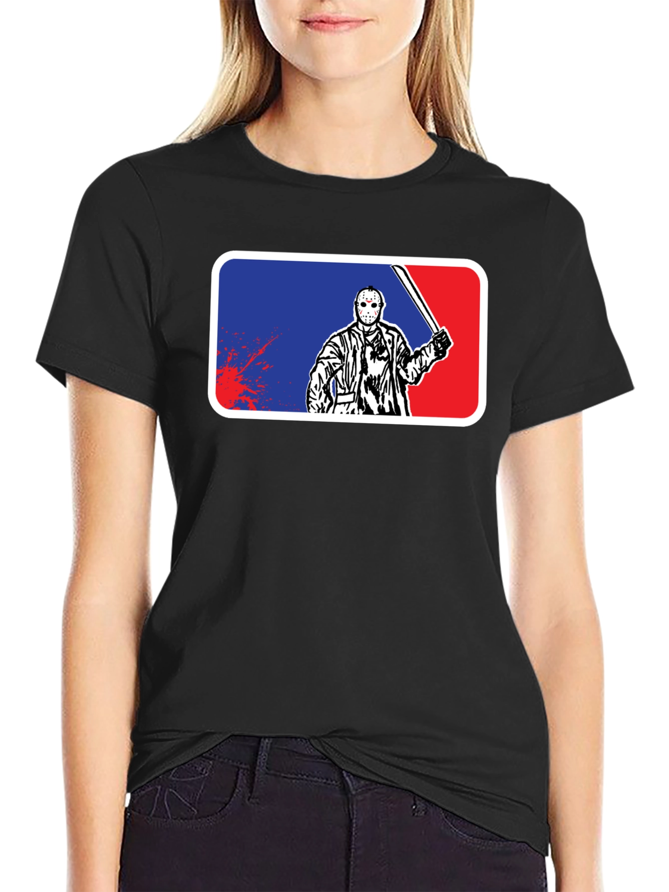 Jason Voorhees MLB Logo T-Shirt