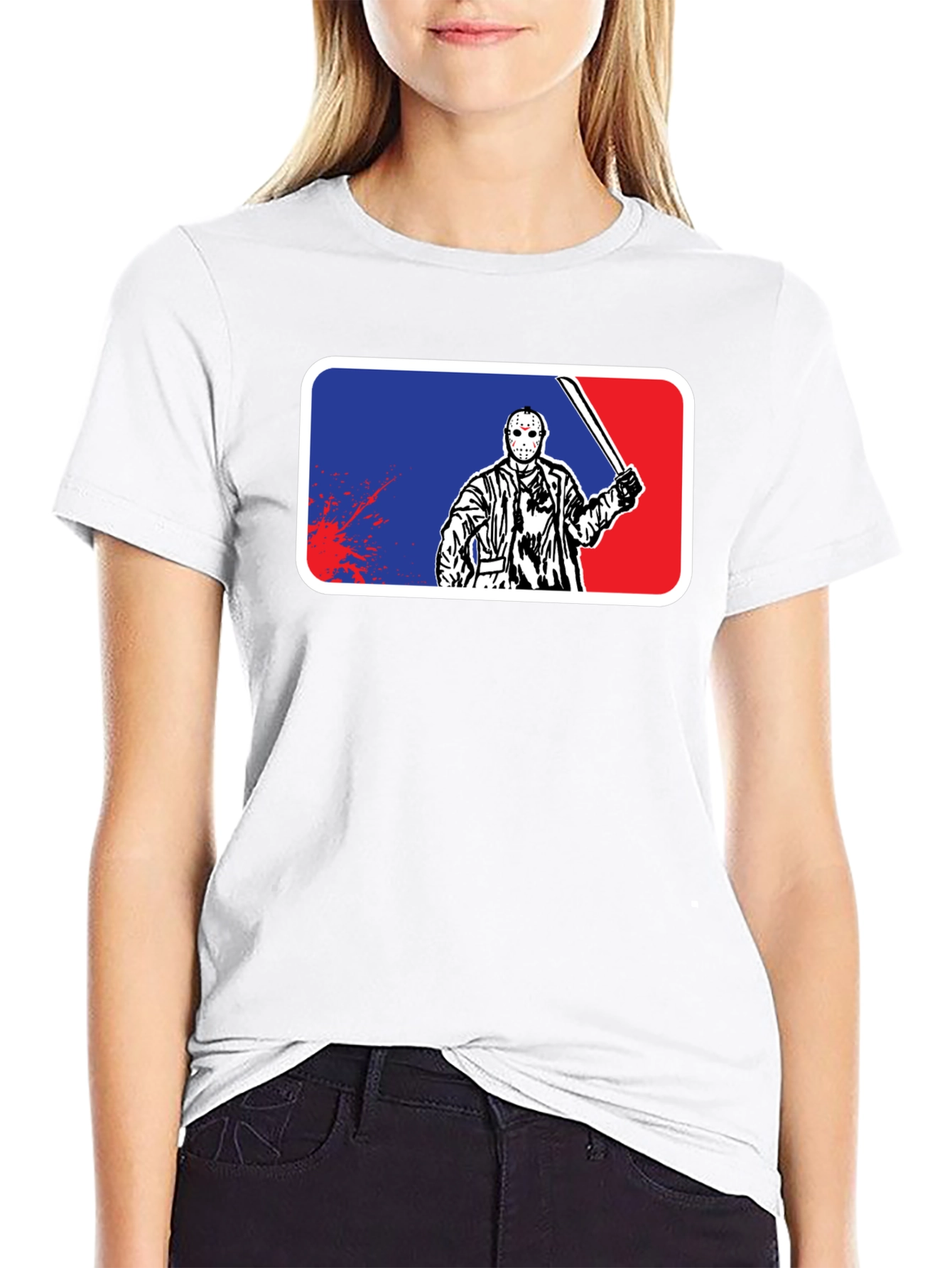 Jason Voorhees MLB Logo T-Shirt