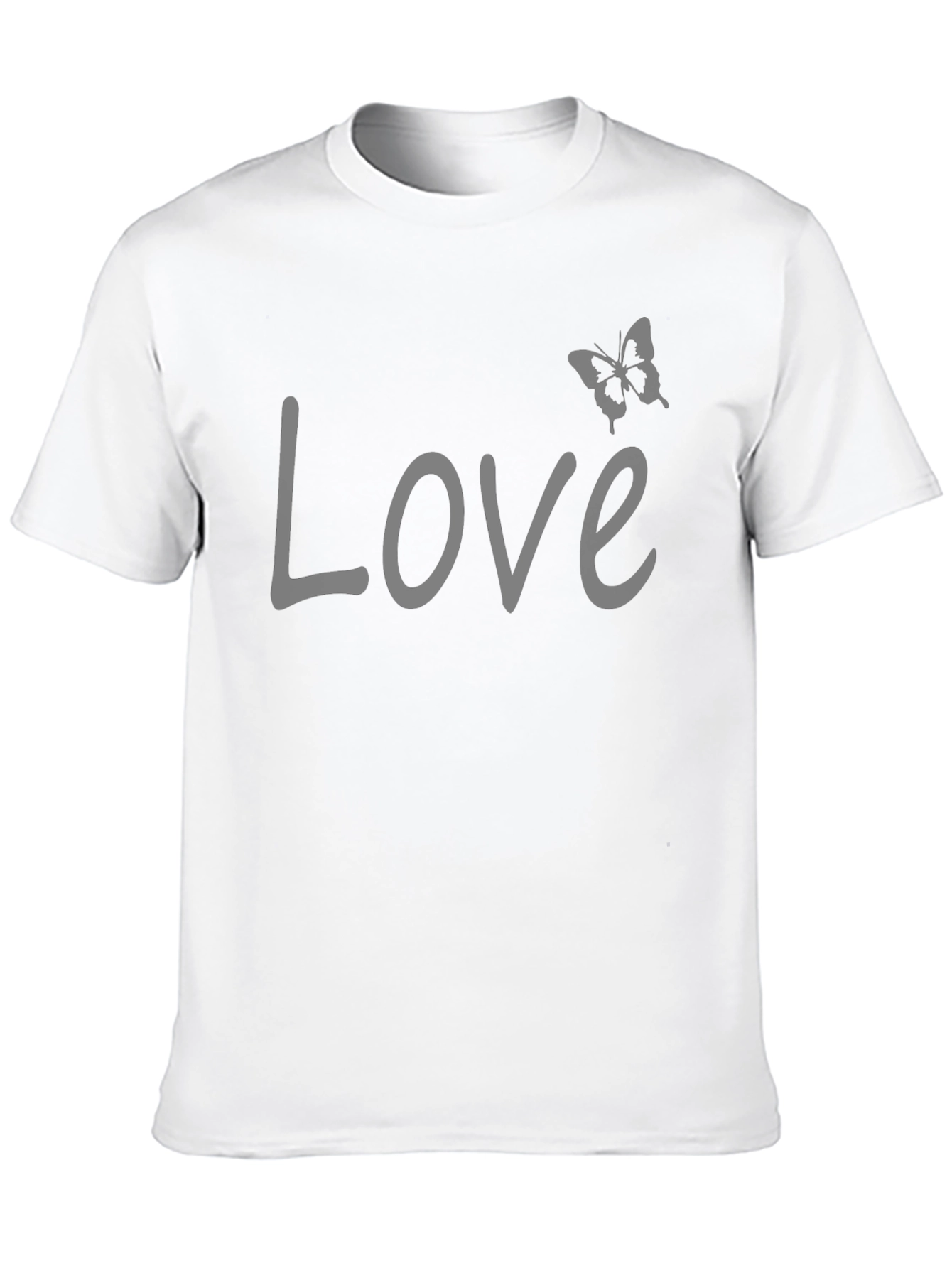 Love Butterfly Graphic T-Shirt - Casual Comfort