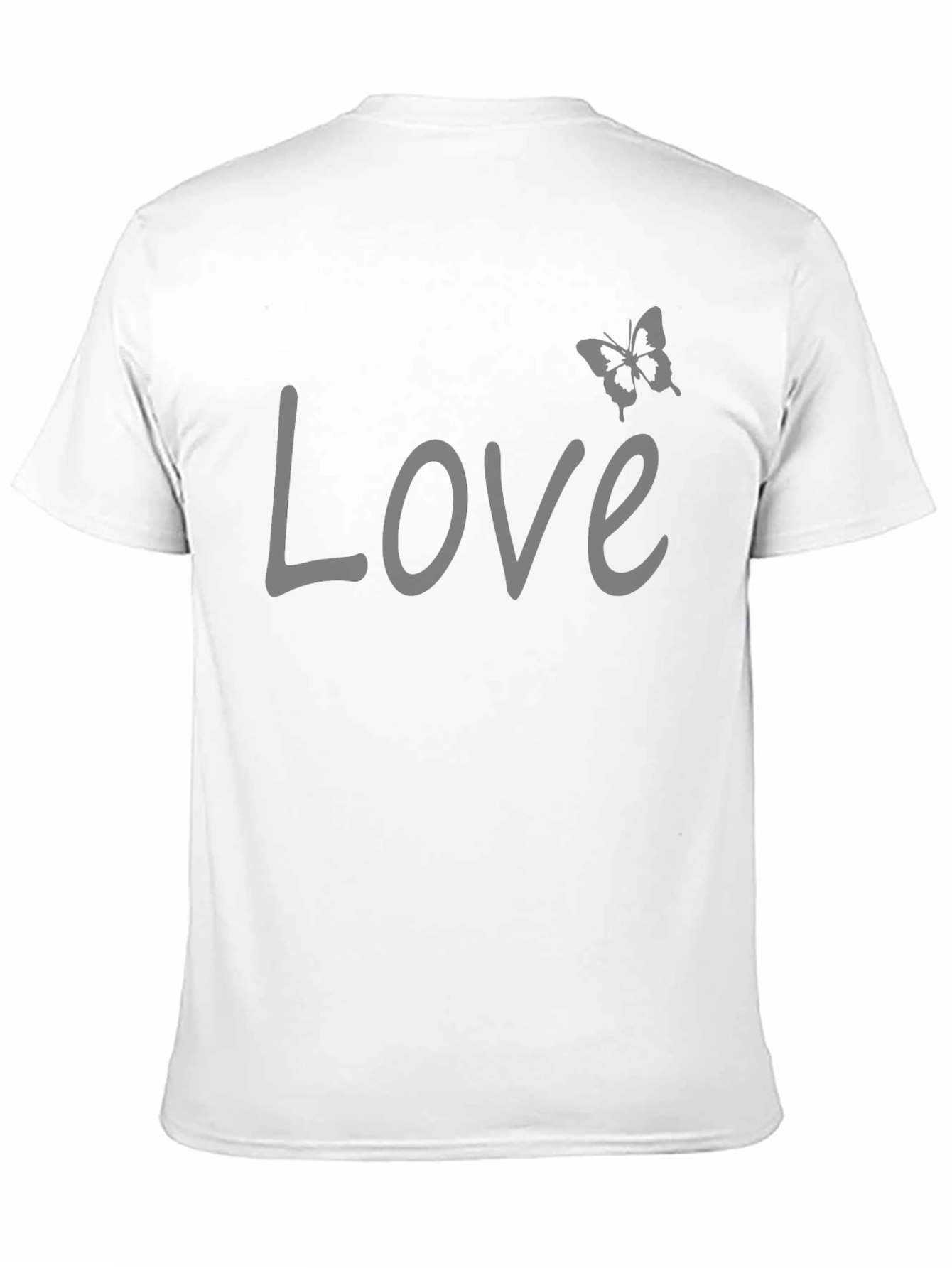 Love Butterfly Graphic T-Shirt - Casual Comfort