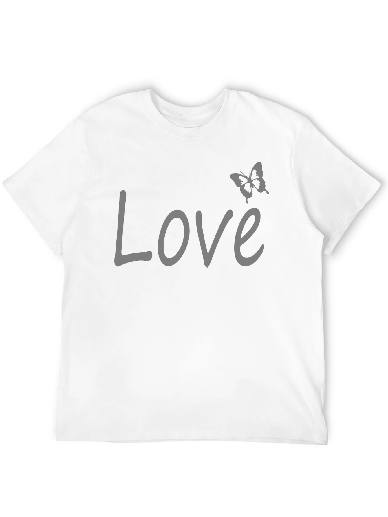 Love Butterfly Graphic T-Shirt - Casual Comfort