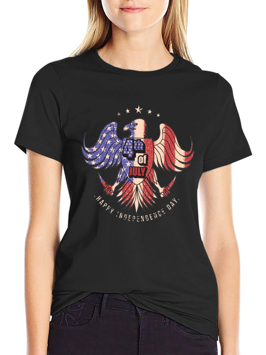 Patriotic Eagle 4th of July Graphic Tee