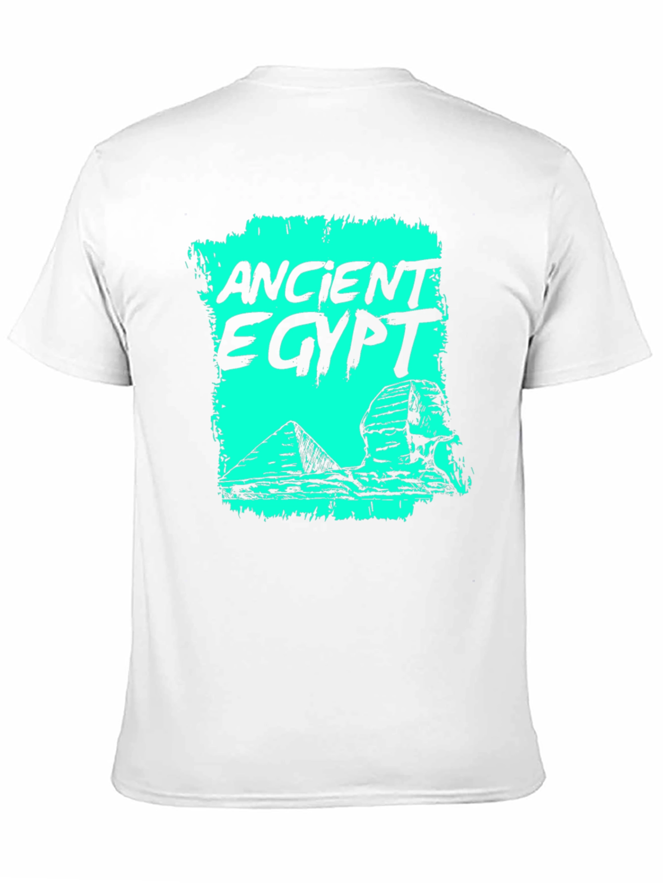 Ancient Egypt Graphic Tee - Black Cotton T-Shirt