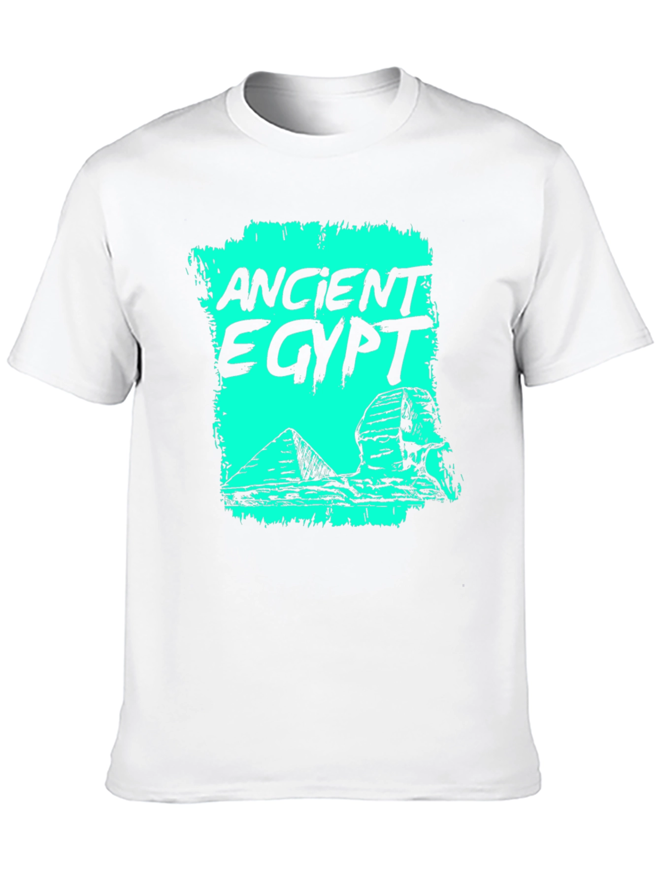 Ancient Egypt Graphic Tee - Black Cotton T-Shirt