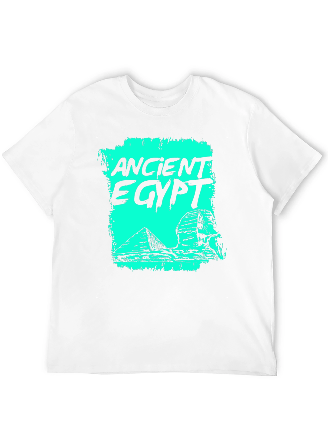 Ancient Egypt Graphic Tee - Black Cotton T-Shirt