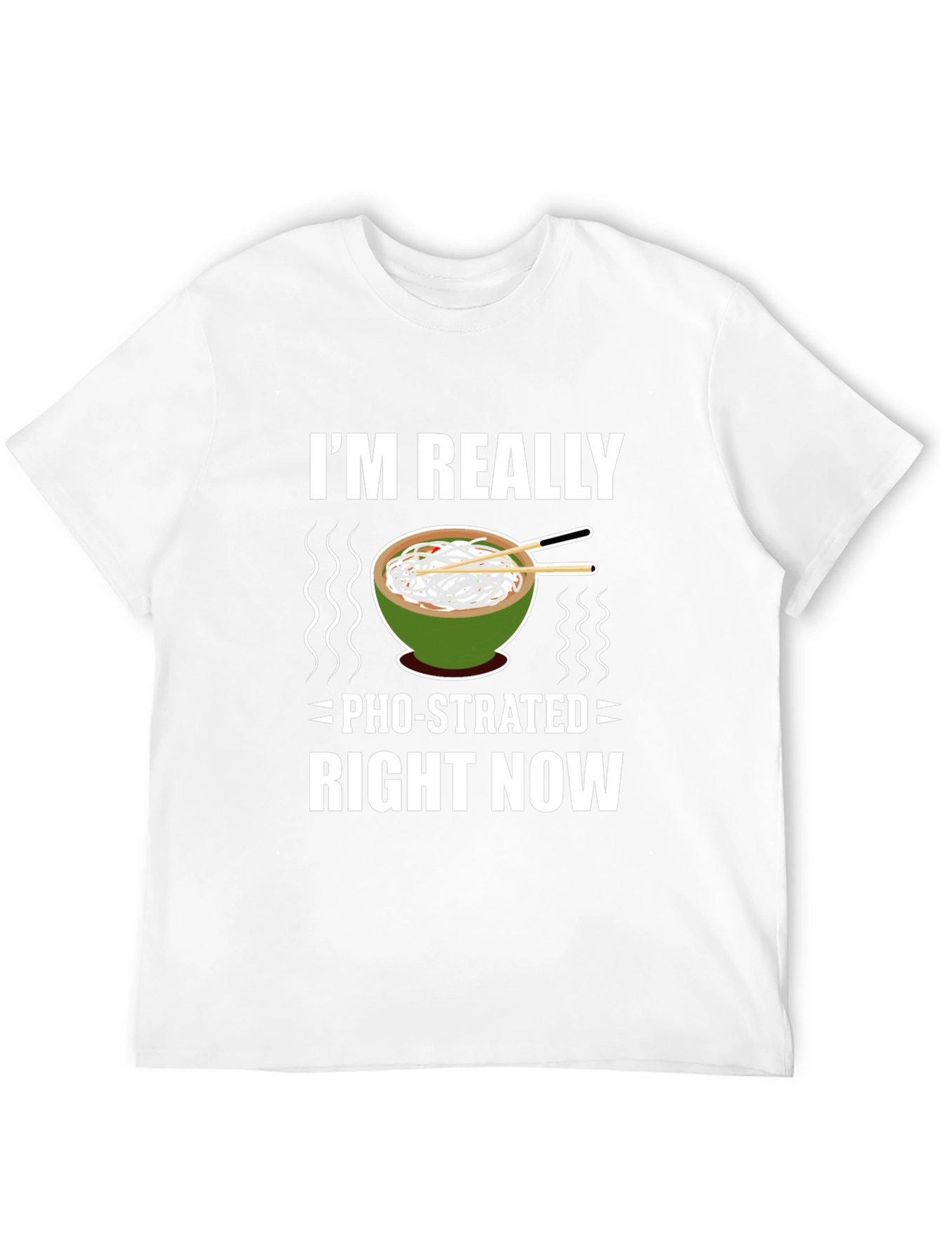 Pho-strated T-Shirt: Funny Noodle Soup Tee