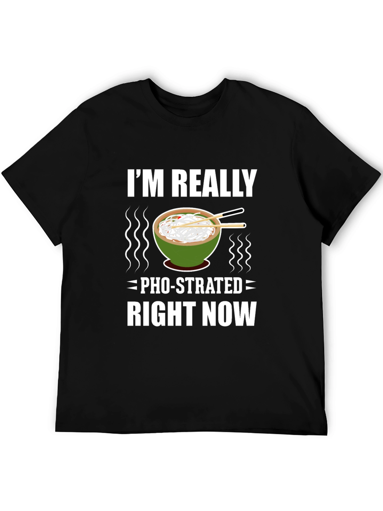 Pho-strated T-Shirt: Funny Noodle Soup Tee