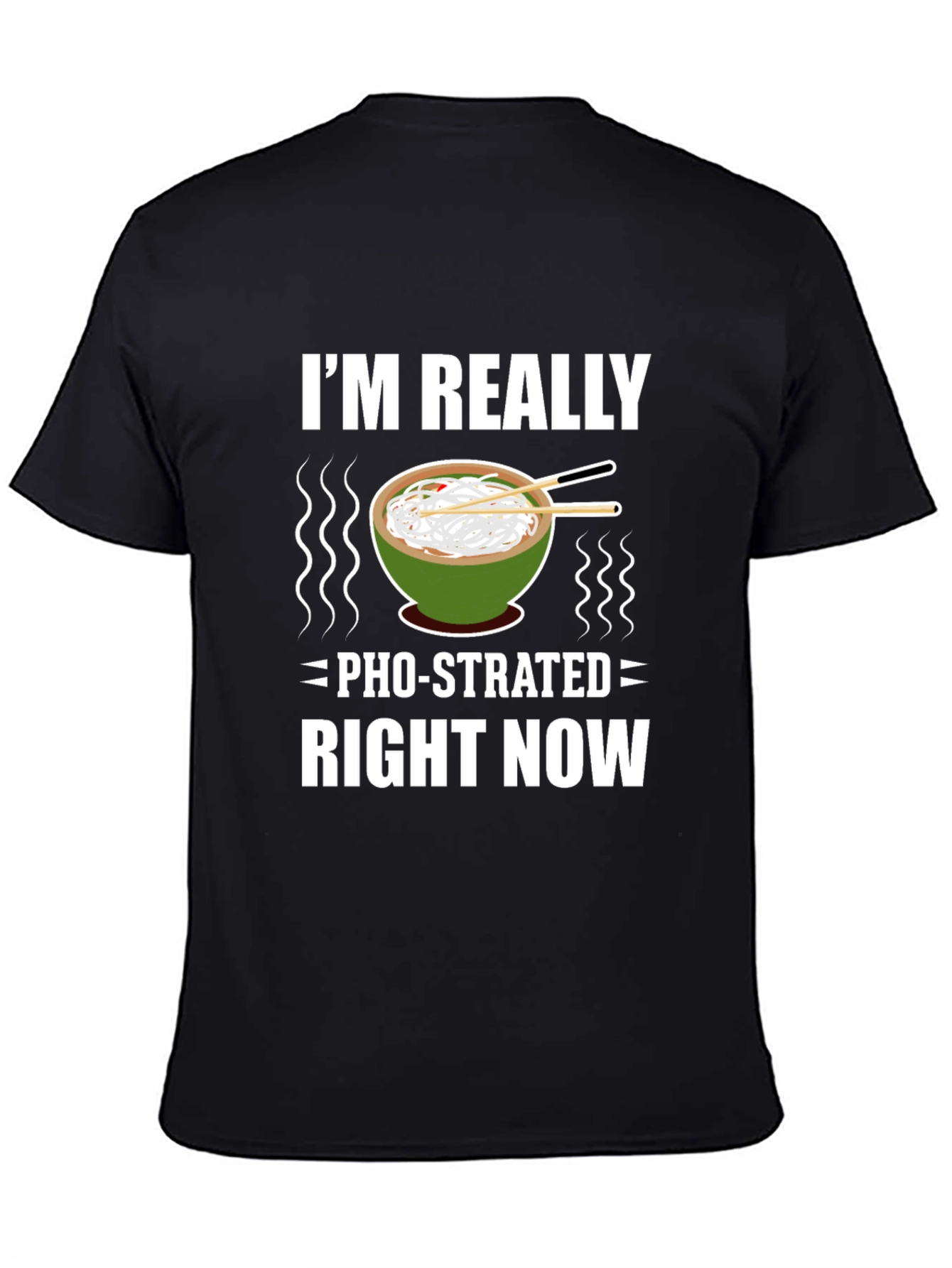 Pho-strated T-Shirt: Funny Noodle Soup Tee