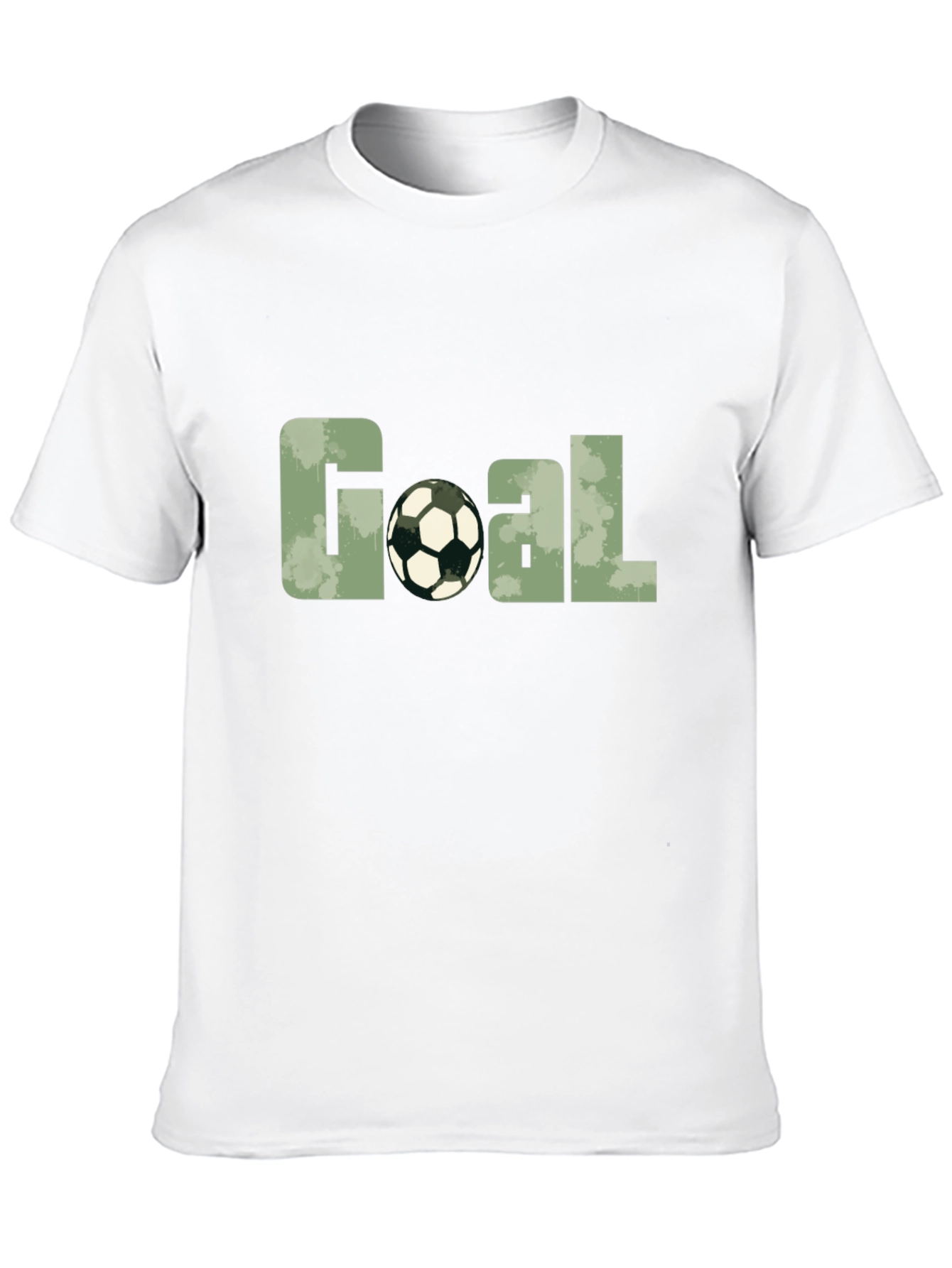 Goal Soccer Ball Graphic Black T-Shirt