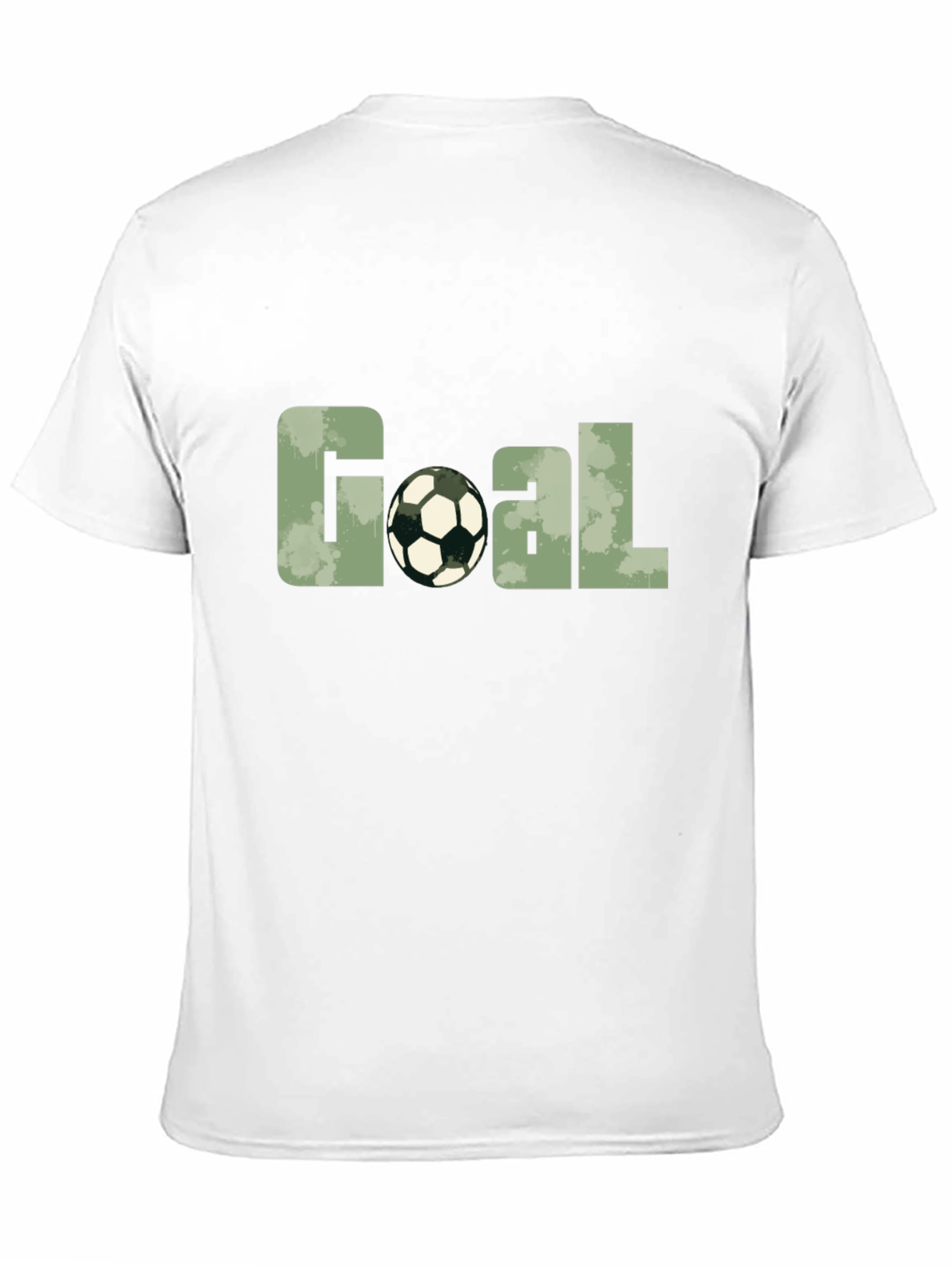 Goal Soccer Ball Graphic Black T-Shirt