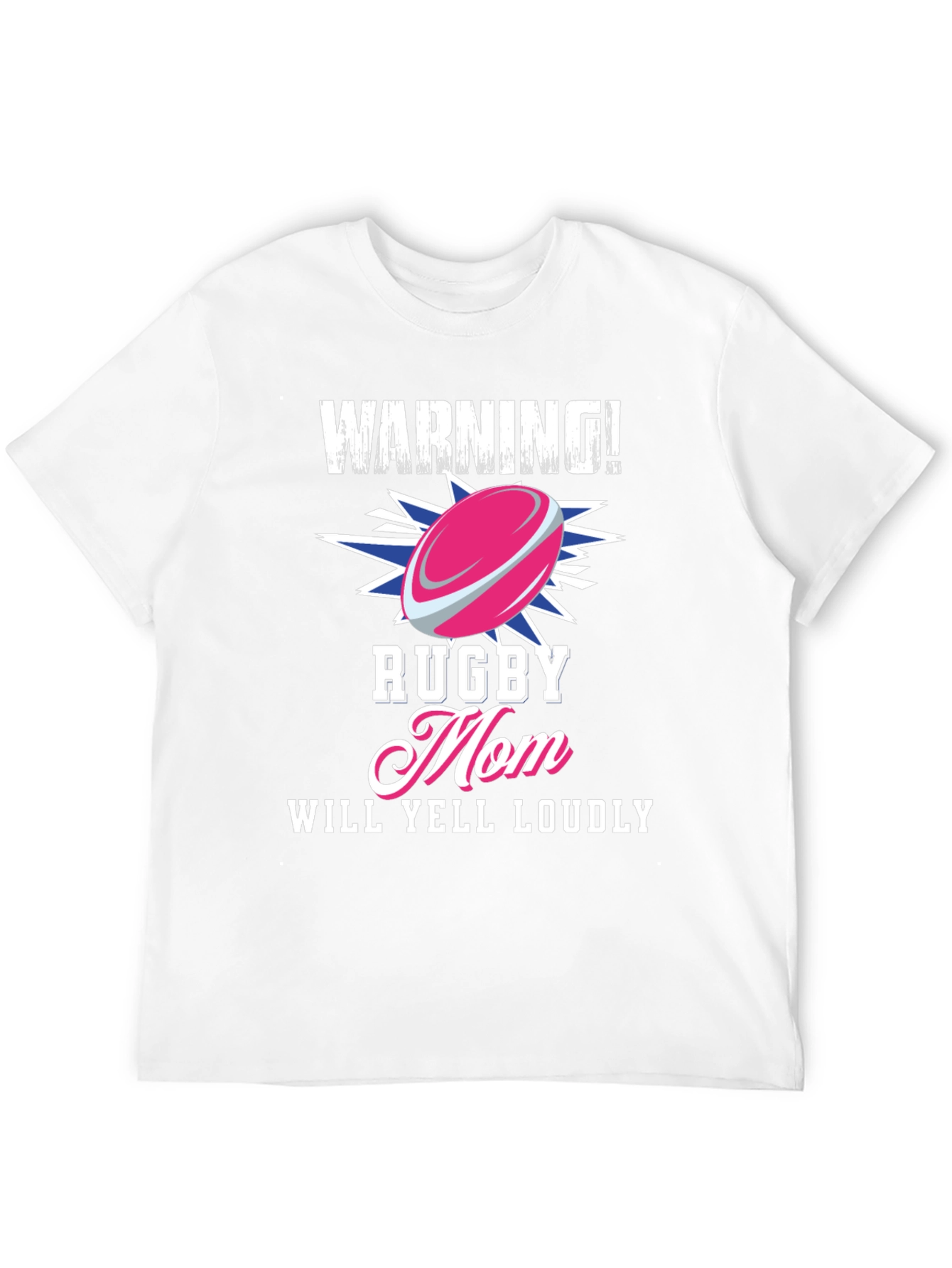 Warning! Rugby Mom T-Shirt
