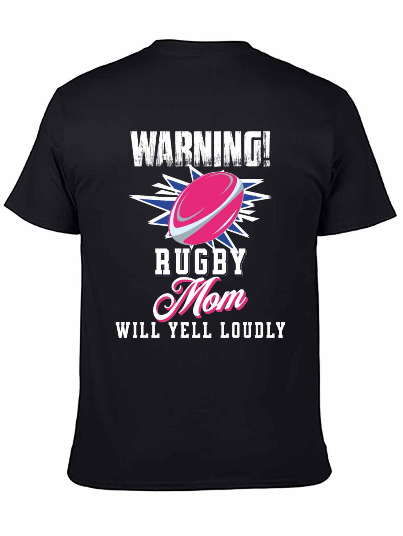 Warning! Rugby Mom T-Shirt