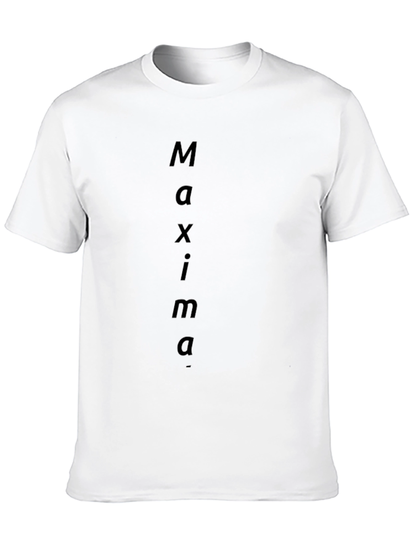 Maxima Black Cotton T-Shirt