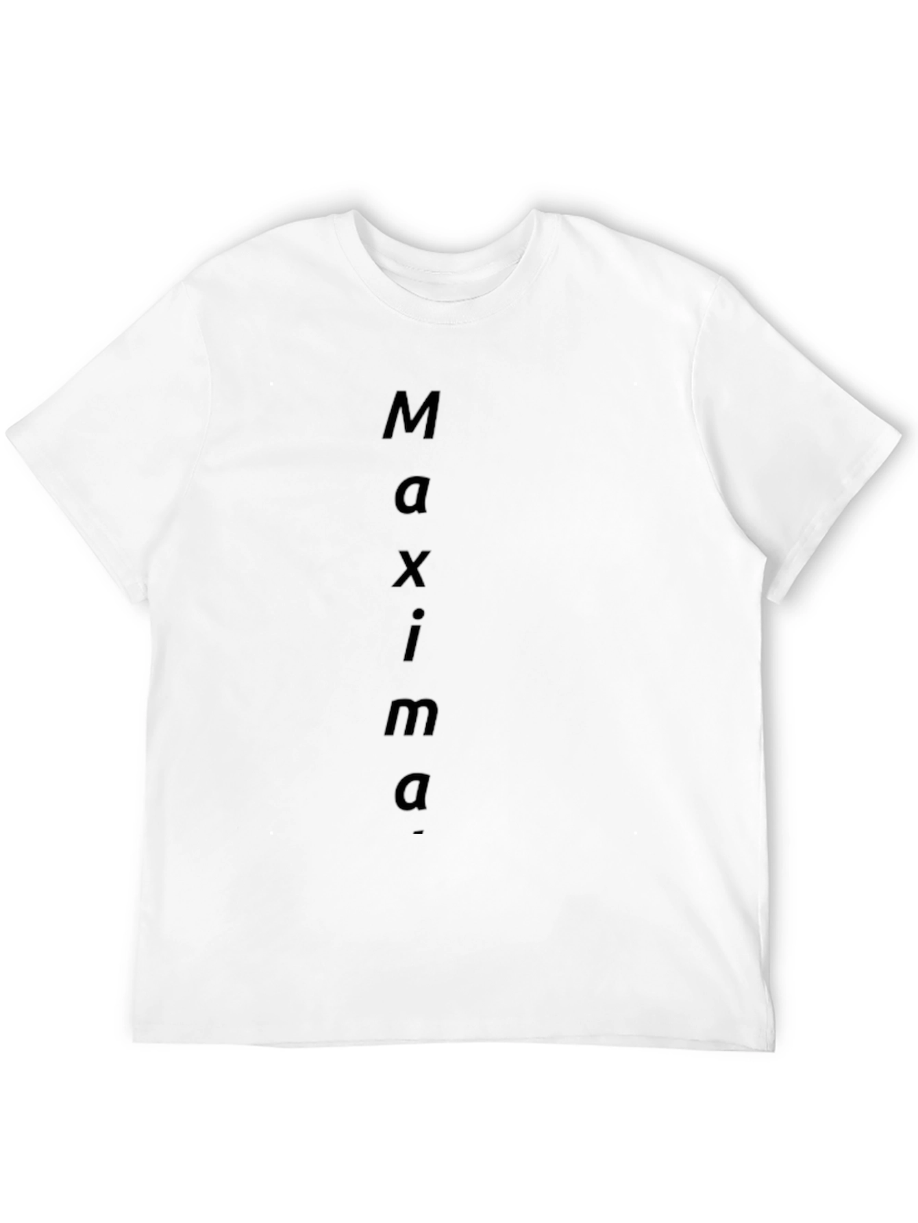 Maxima Black Cotton T-Shirt